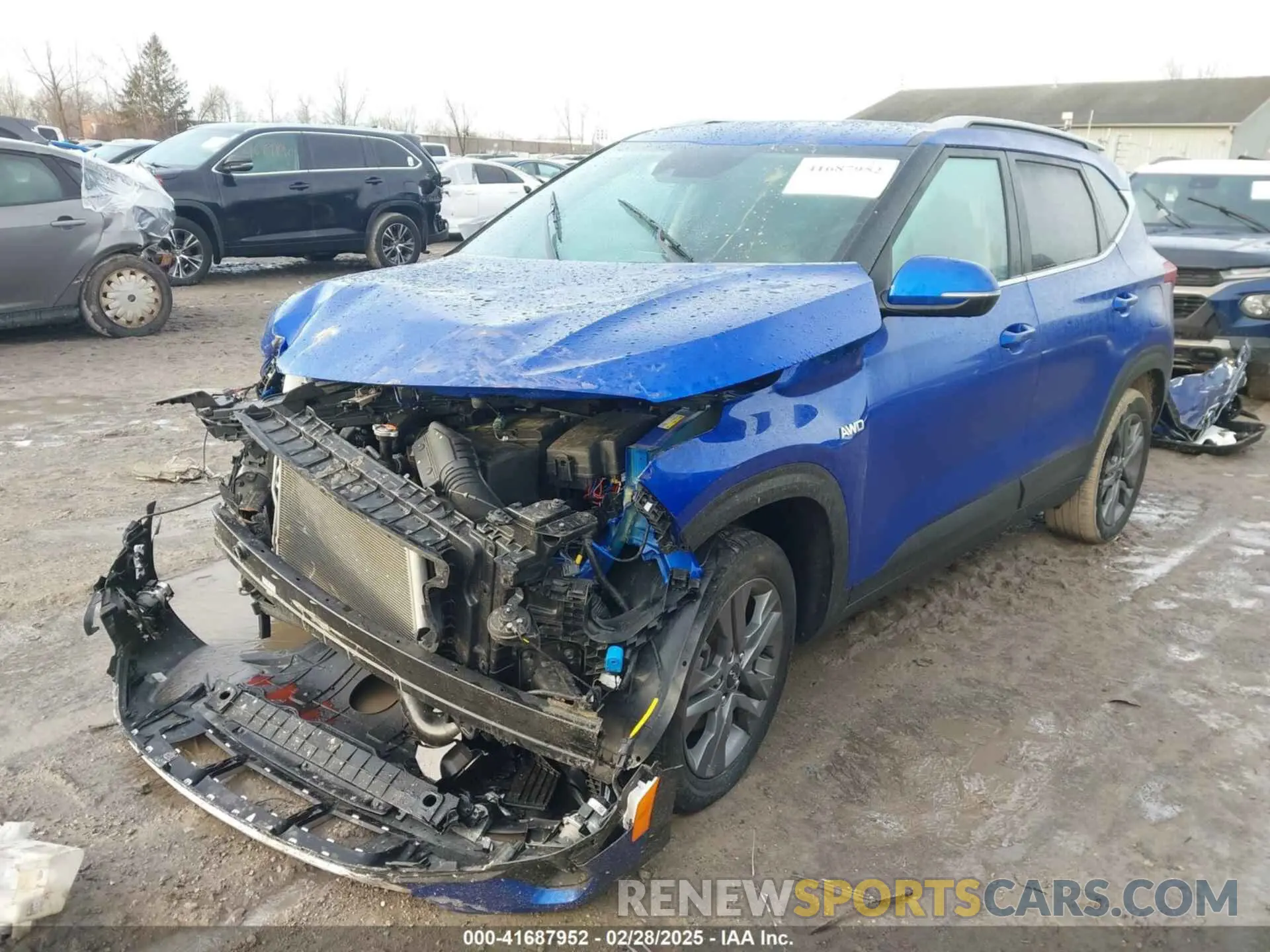 2 Photograph of a damaged car KNDEUCAA4P7437410 KIA SELTOS 2023