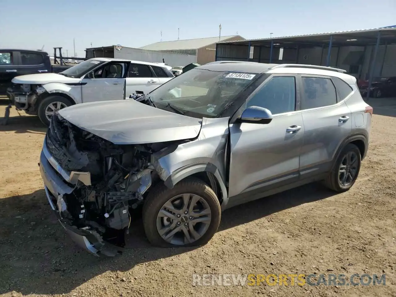 1 Photograph of a damaged car KNDEUCAA6P7401167 KIA SELTOS 2023