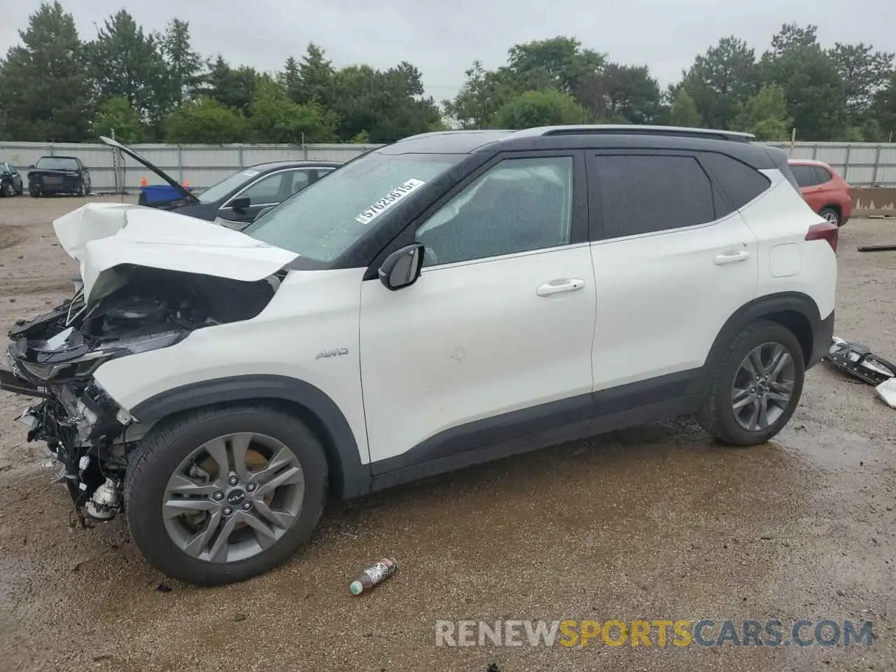 1 Photograph of a damaged car KNDEUCAA6P7412900 KIA SELTOS 2023