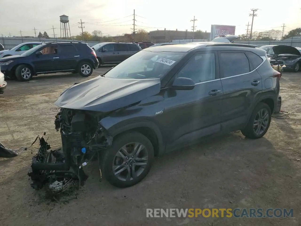 1 Photograph of a damaged car KNDEUCAA8P7441119 KIA SELTOS 2023