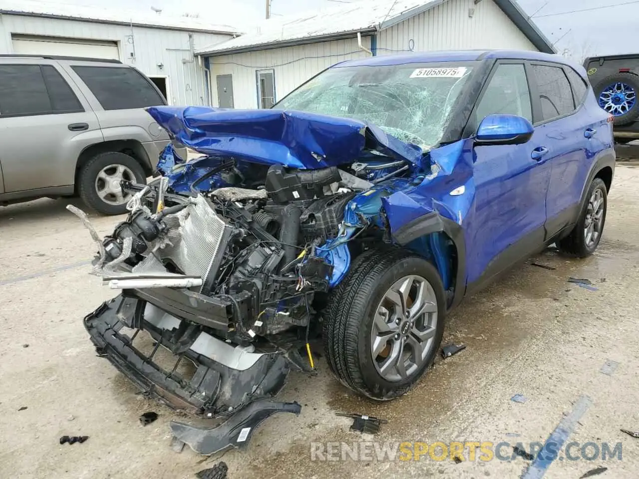 1 Photograph of a damaged car KNDEPCAA0R7647206 KIA SELTOS 2024
