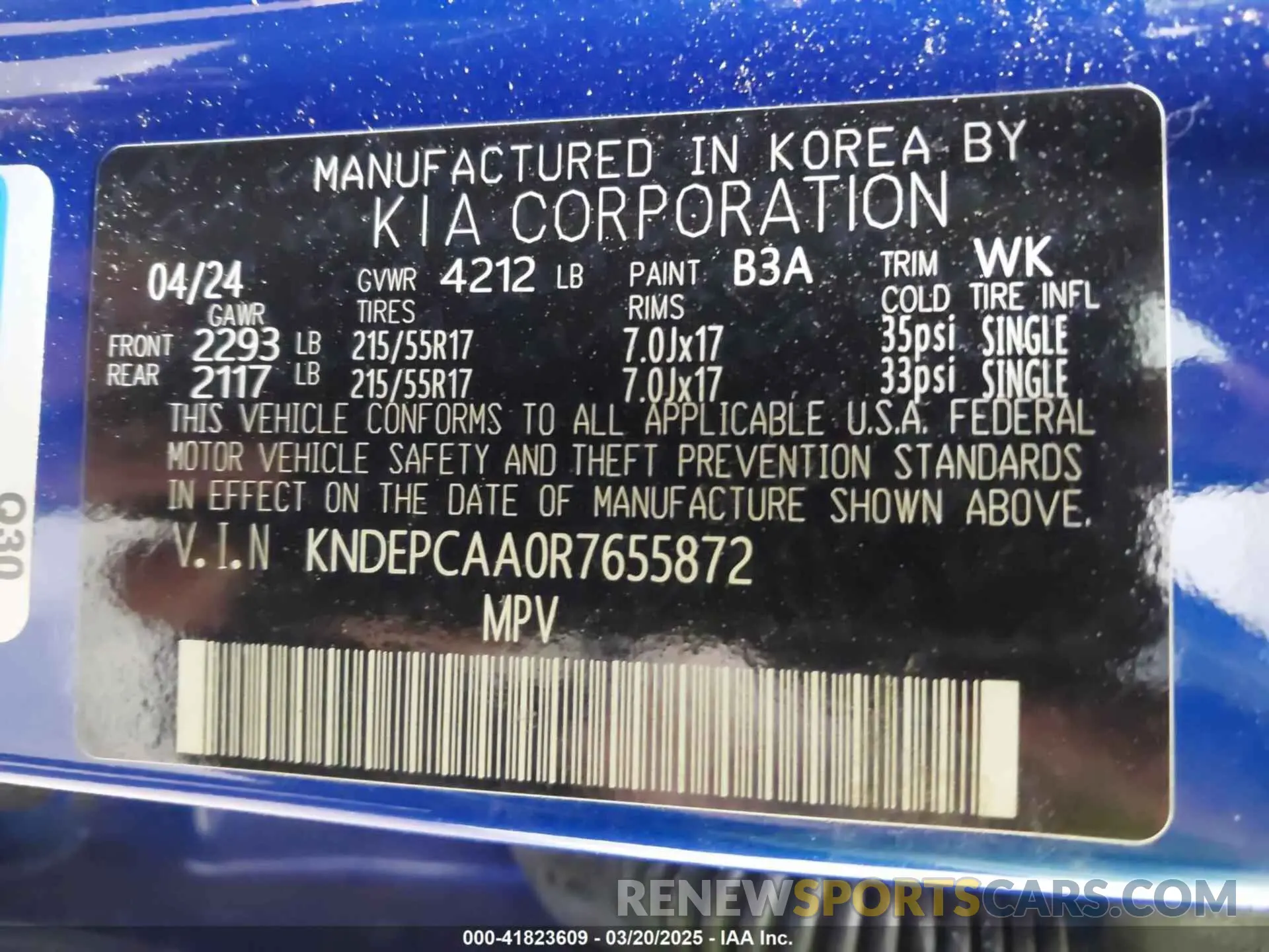 9 Photograph of a damaged car KNDEPCAA0R7655872 KIA SELTOS 2024