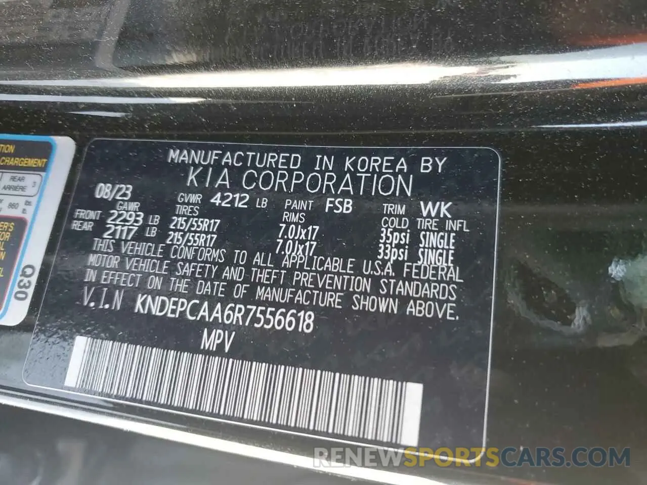 14 Photograph of a damaged car KNDEPCAA6R7556618 KIA SELTOS 2024
