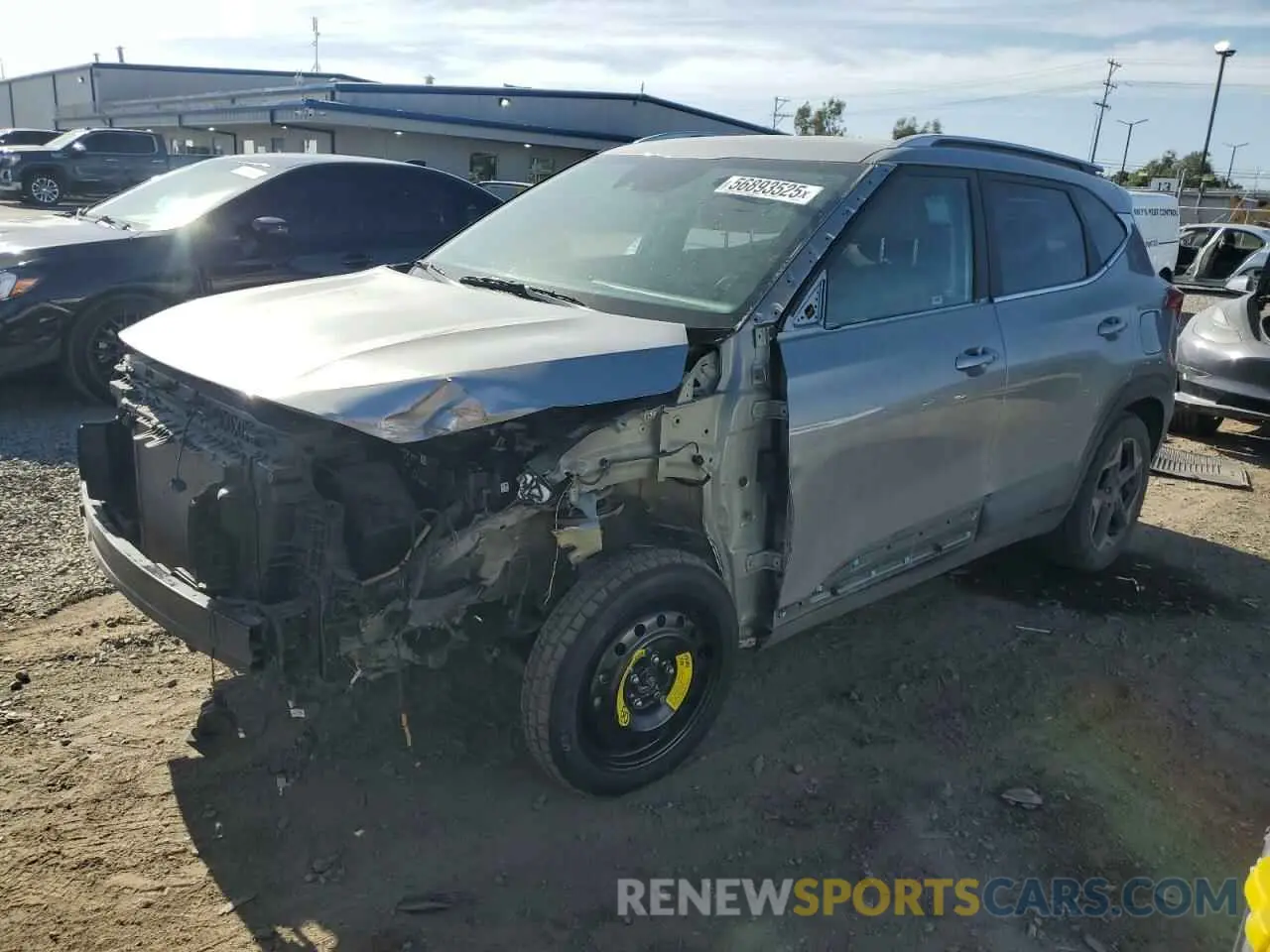 1 Photograph of a damaged car KNDER2AA0R7651034 KIA SELTOS 2024