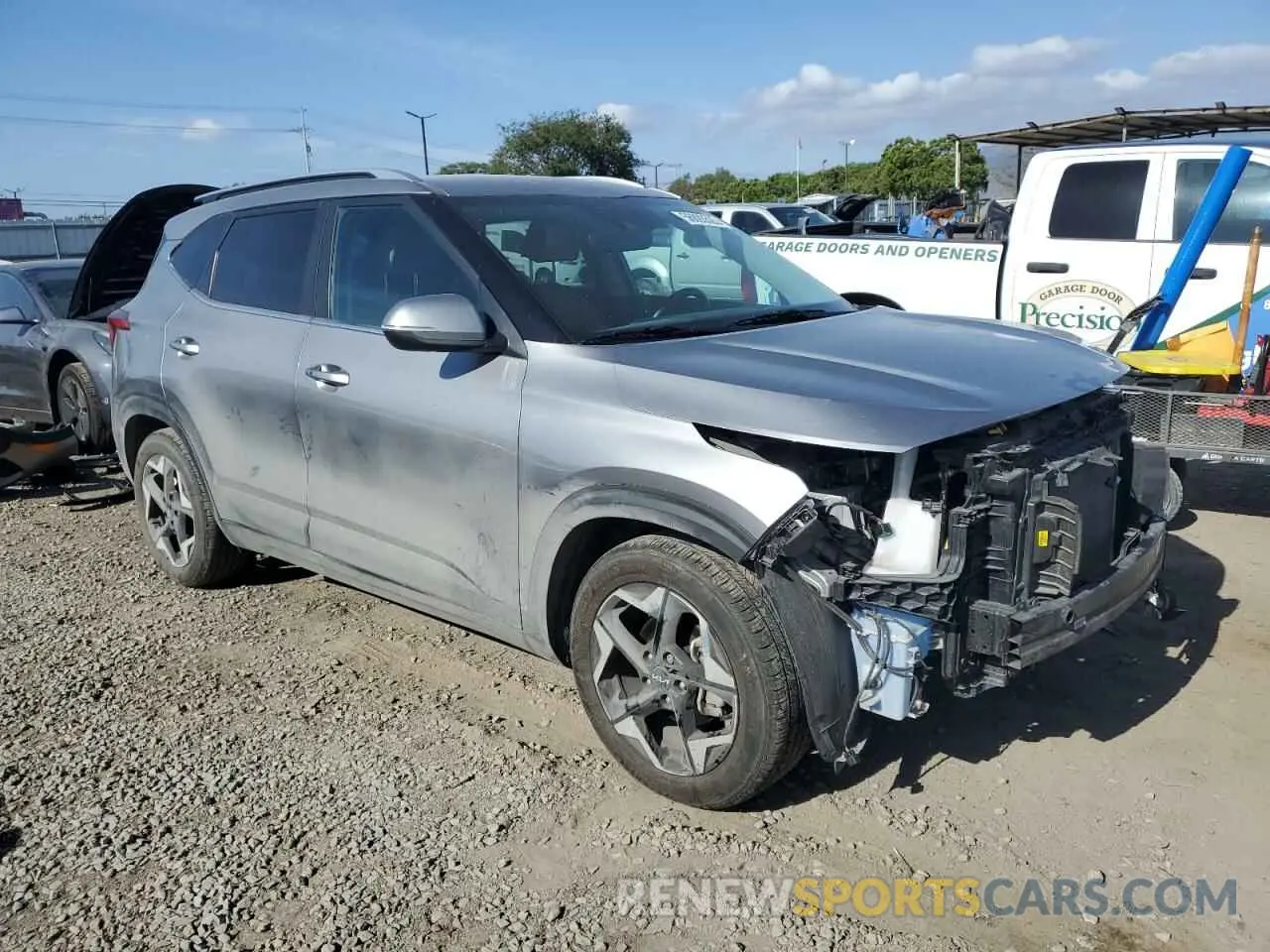 4 Photograph of a damaged car KNDER2AA0R7651034 KIA SELTOS 2024