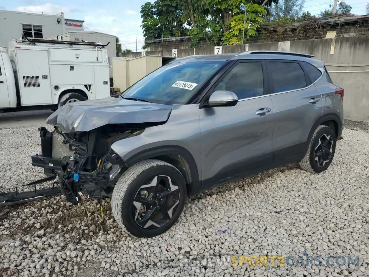1 Photograph of a damaged car KNDER2AA1R7563528 KIA SELTOS 2024