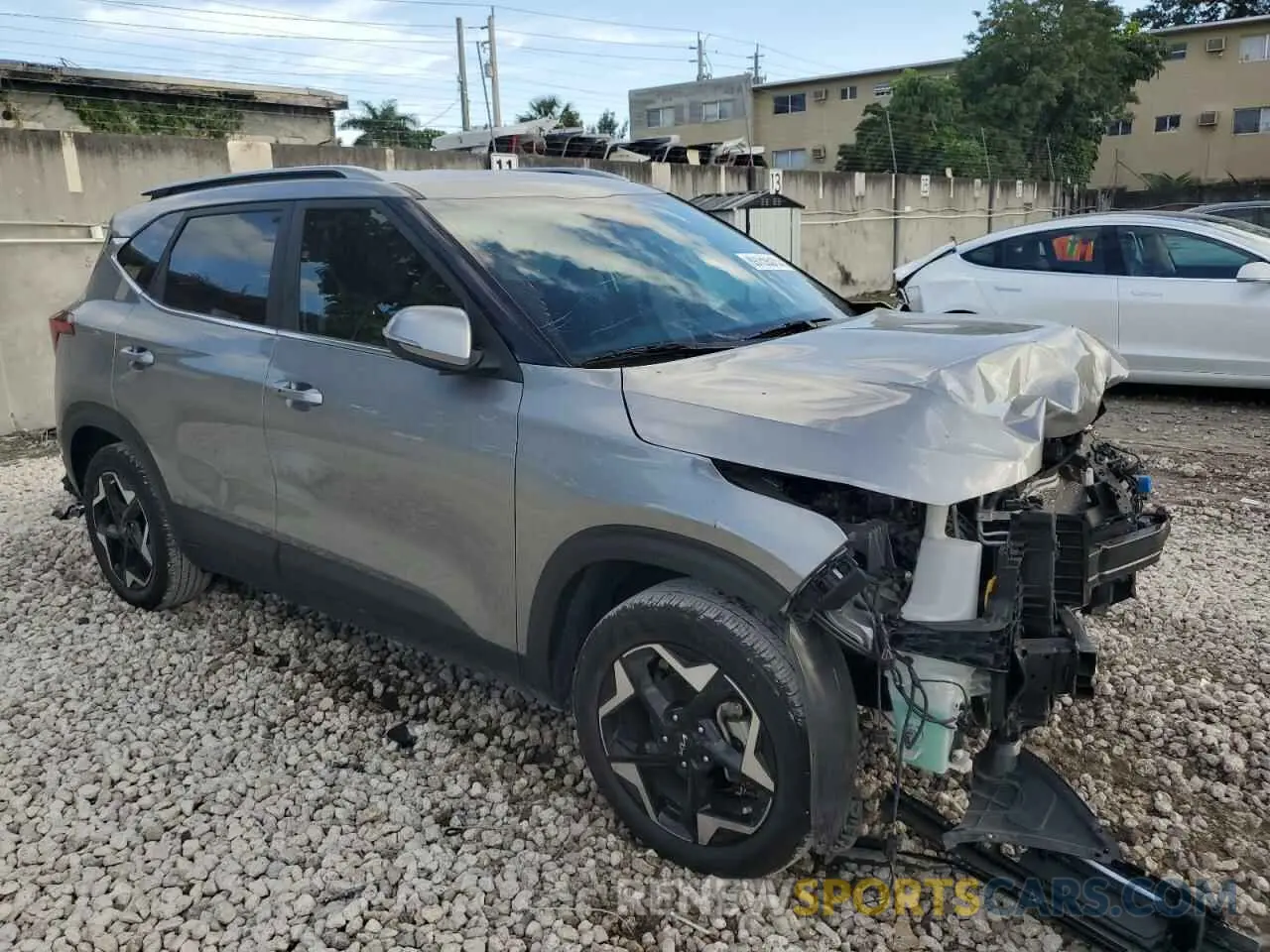 4 Photograph of a damaged car KNDER2AA1R7563528 KIA SELTOS 2024