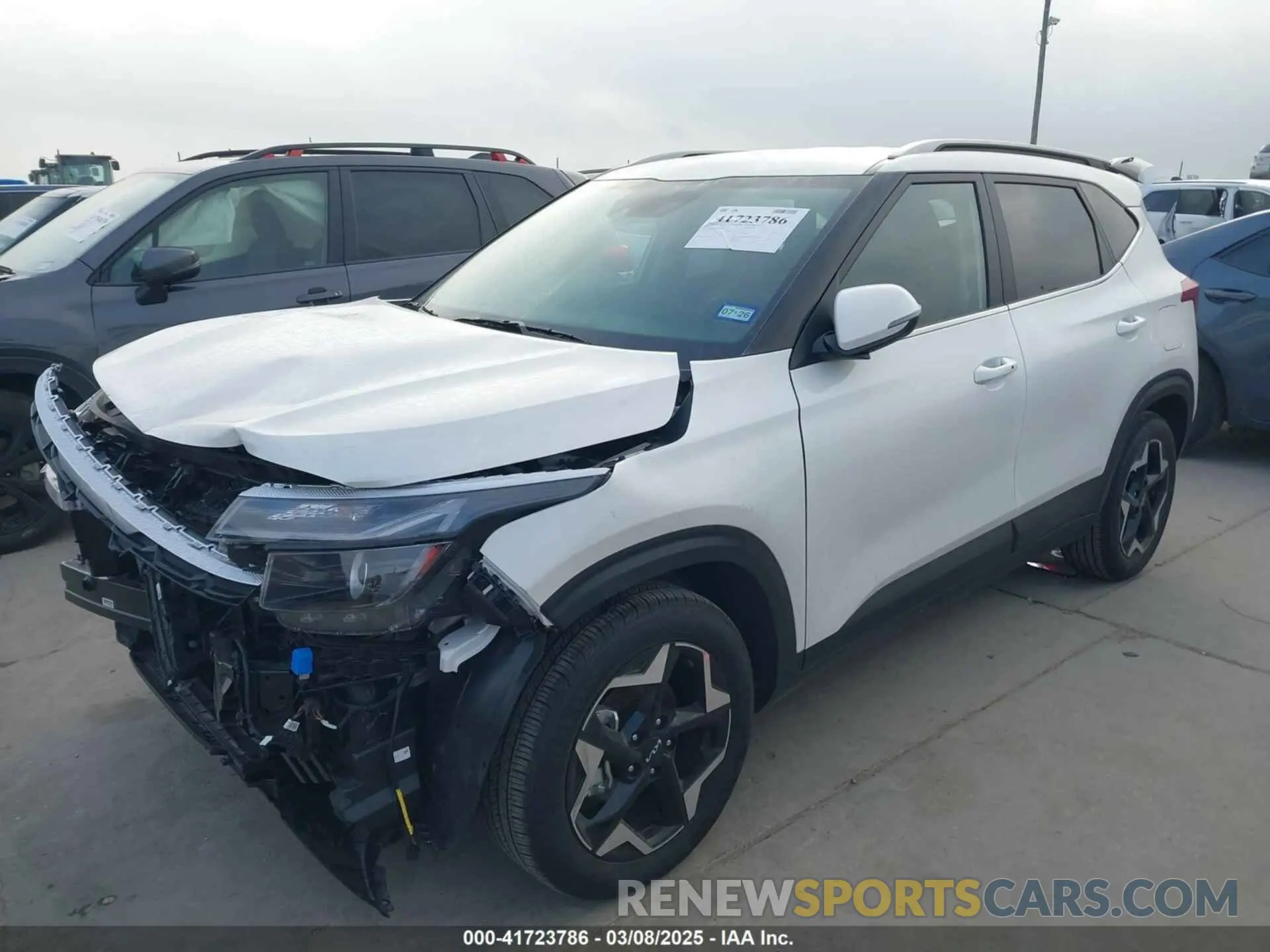 2 Photograph of a damaged car KNDER2AA1R7659367 KIA SELTOS 2024