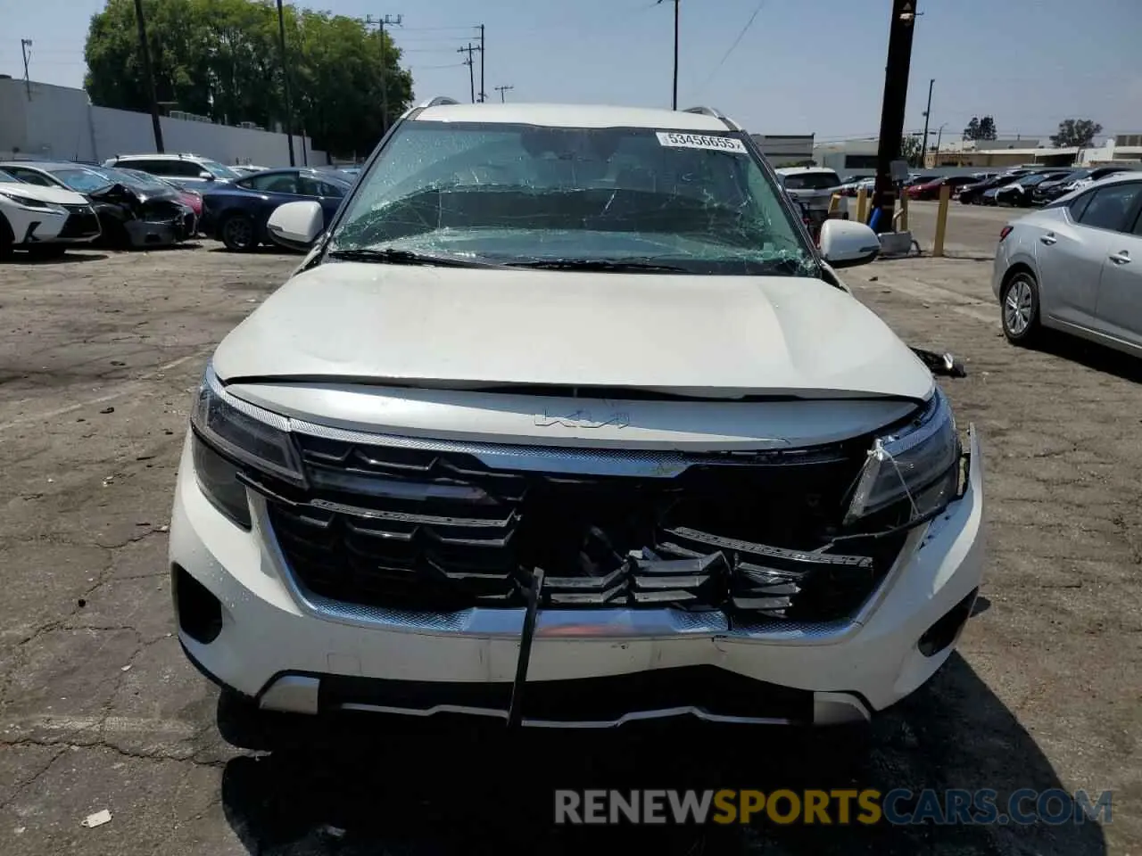 5 Photograph of a damaged car KNDER2AA2R7552036 KIA SELTOS 2024