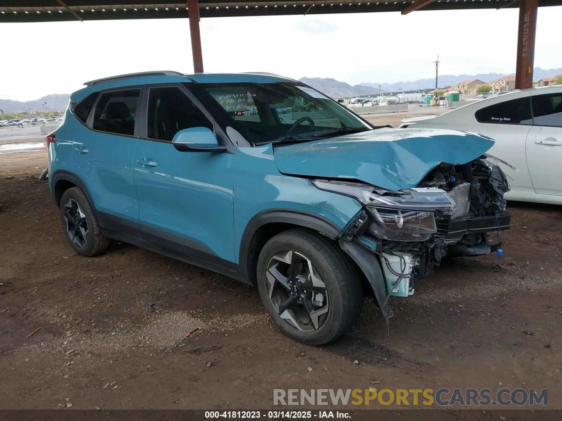 1 Photograph of a damaged car KNDER2AA4R7481051 KIA SELTOS 2024