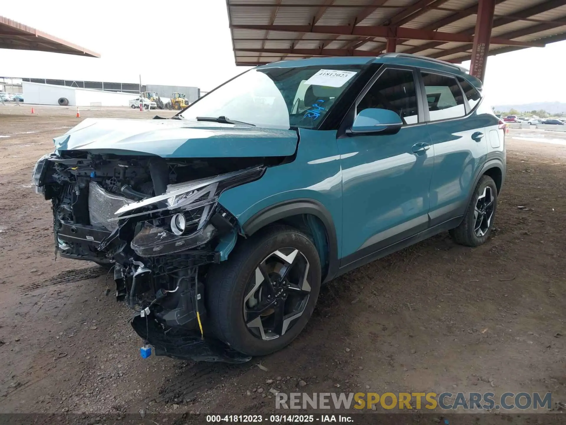 2 Photograph of a damaged car KNDER2AA4R7481051 KIA SELTOS 2024