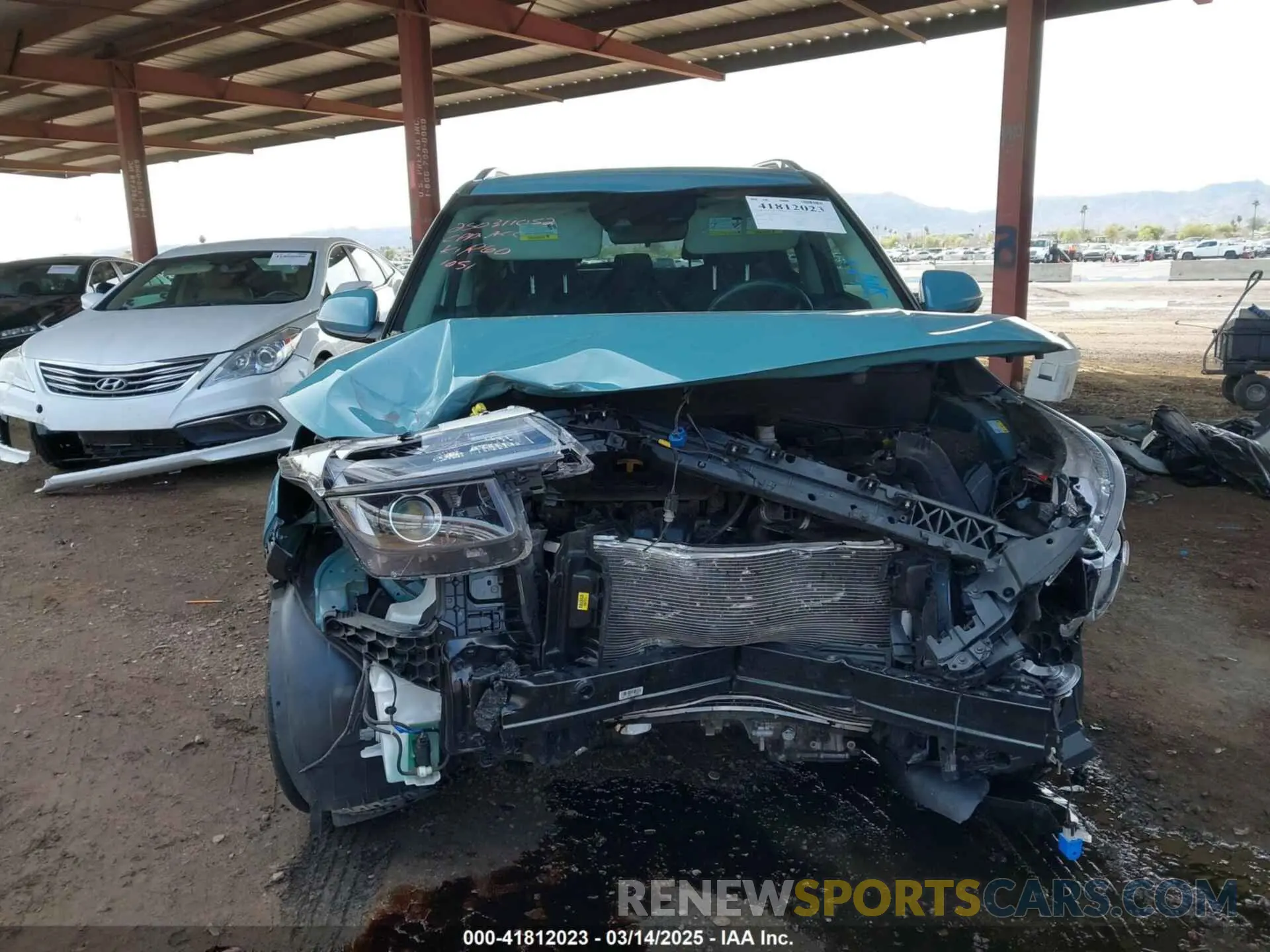 6 Photograph of a damaged car KNDER2AA4R7481051 KIA SELTOS 2024