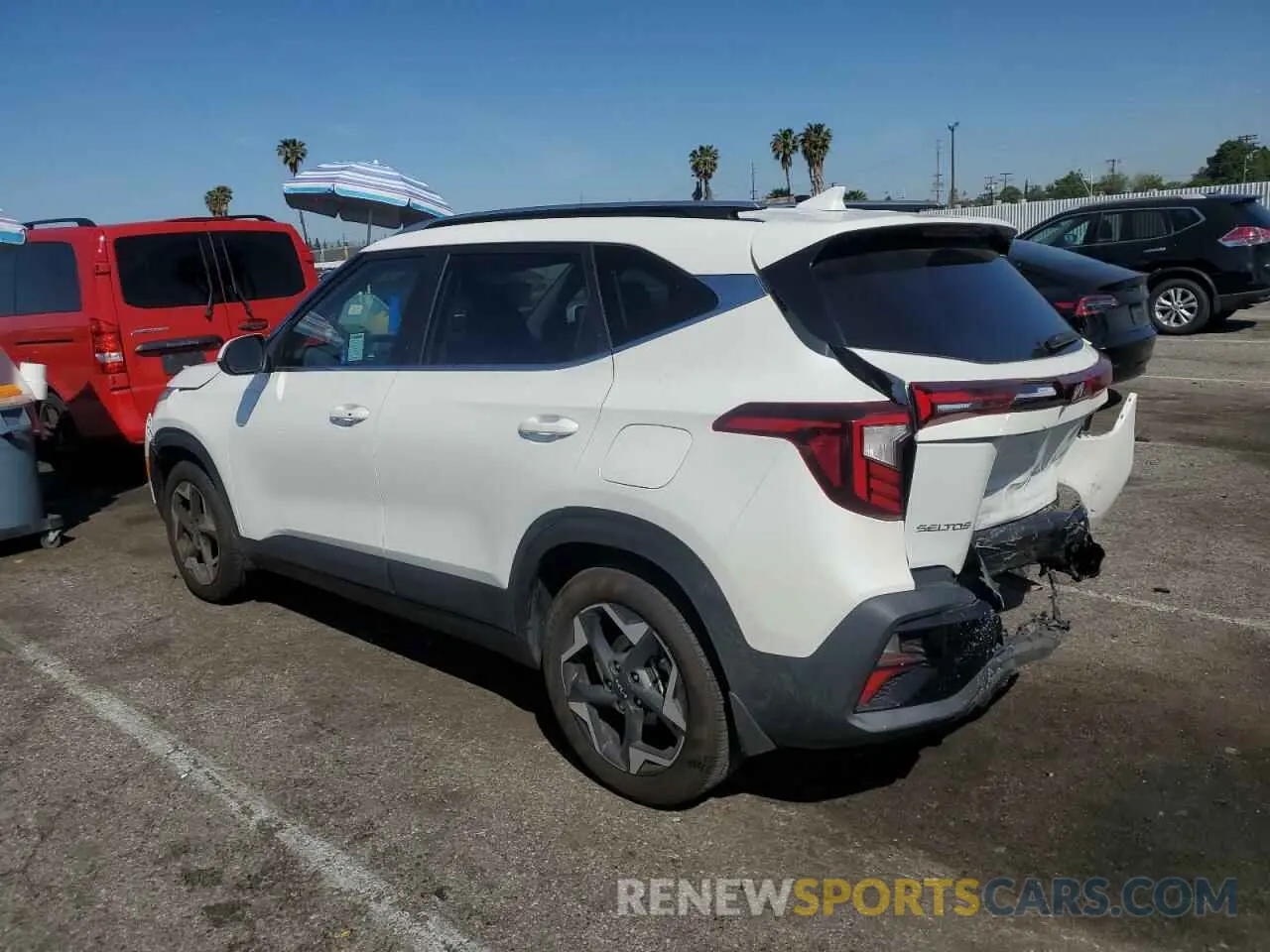 2 Photograph of a damaged car KNDER2AA9R7510656 KIA SELTOS 2024