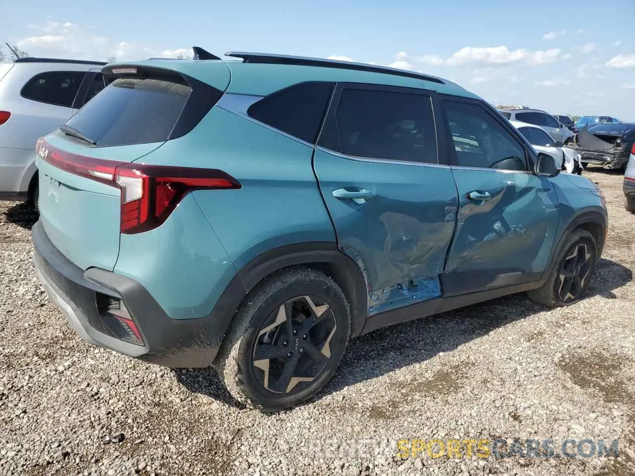 3 Photograph of a damaged car KNDER2AAXR7654832 KIA SELTOS 2024