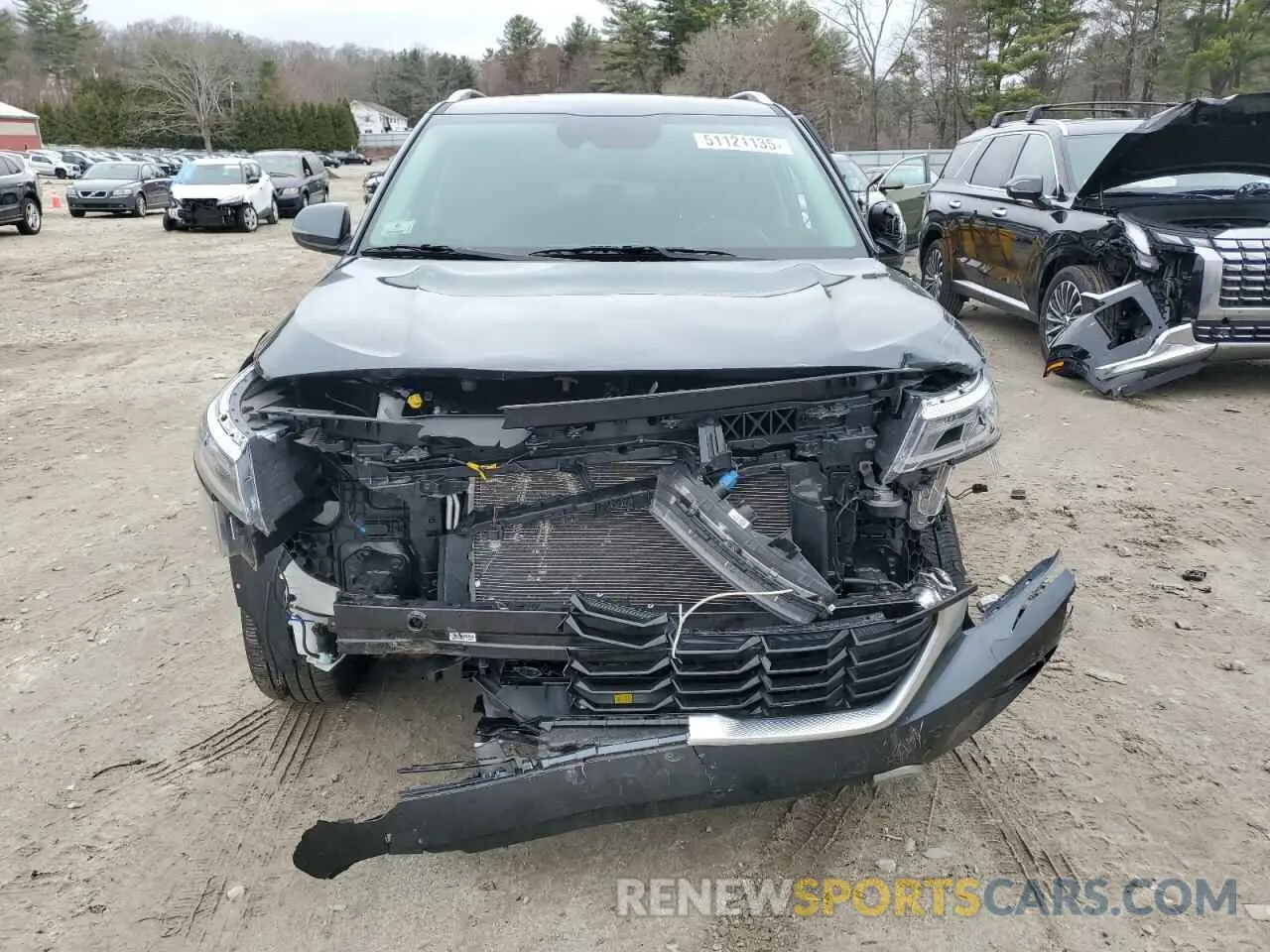 5 Photograph of a damaged car KNDERCAA2R7639280 KIA SELTOS 2024