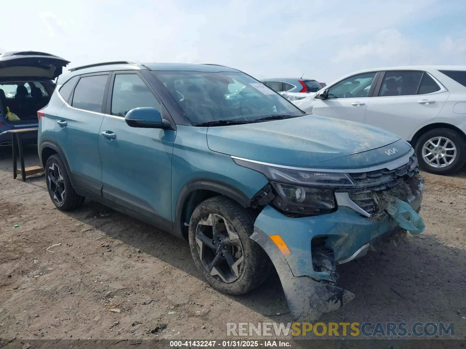 1 Photograph of a damaged car KNDERCAA4R7482254 KIA SELTOS 2024
