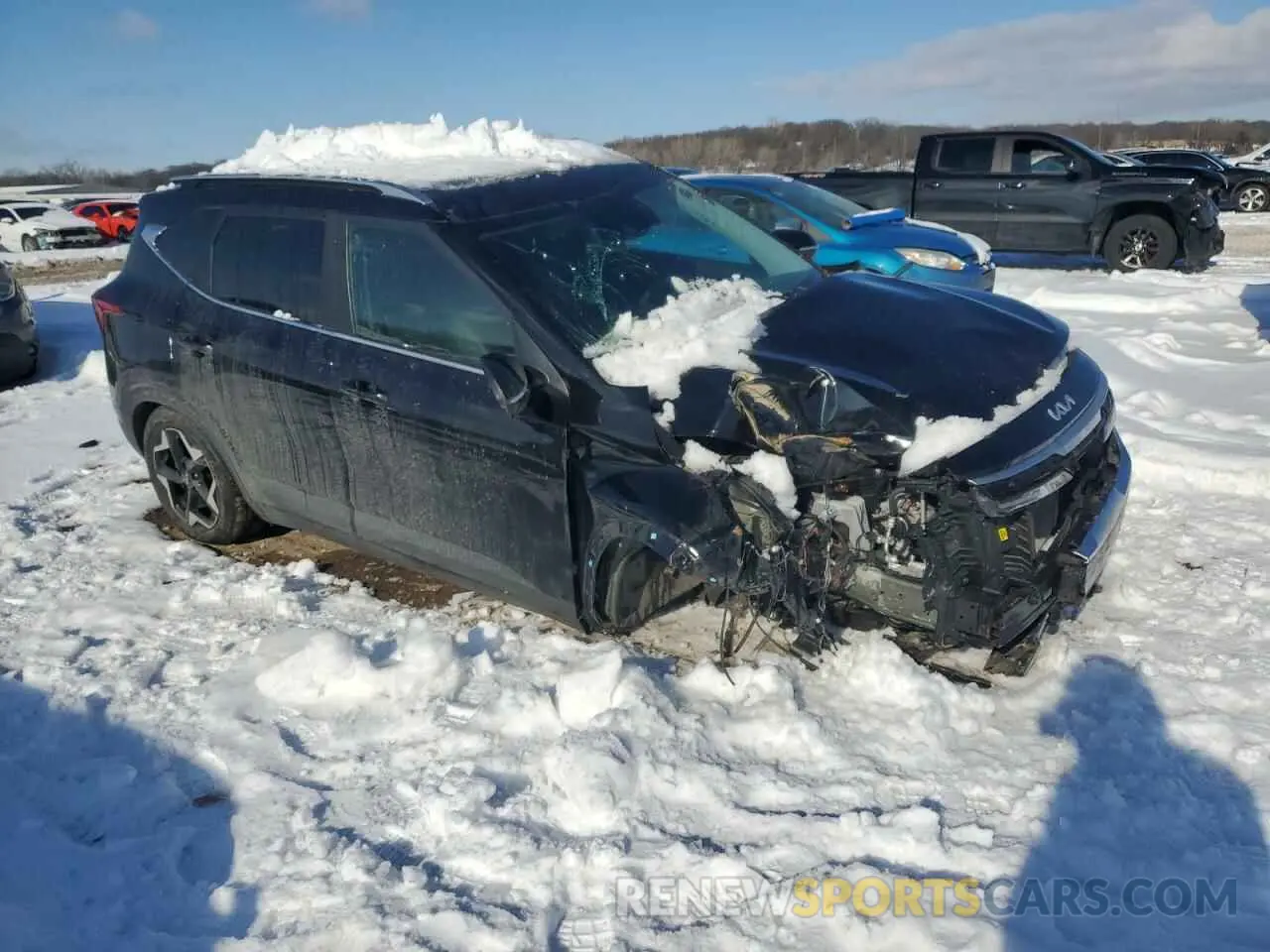 4 Photograph of a damaged car KNDERCAA5R7510496 KIA SELTOS 2024