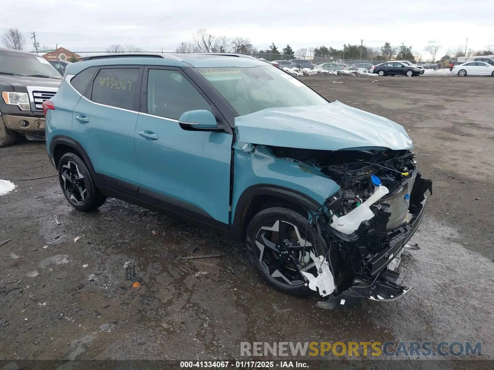 1 Photograph of a damaged car KNDERCAA5R7593654 KIA SELTOS 2024