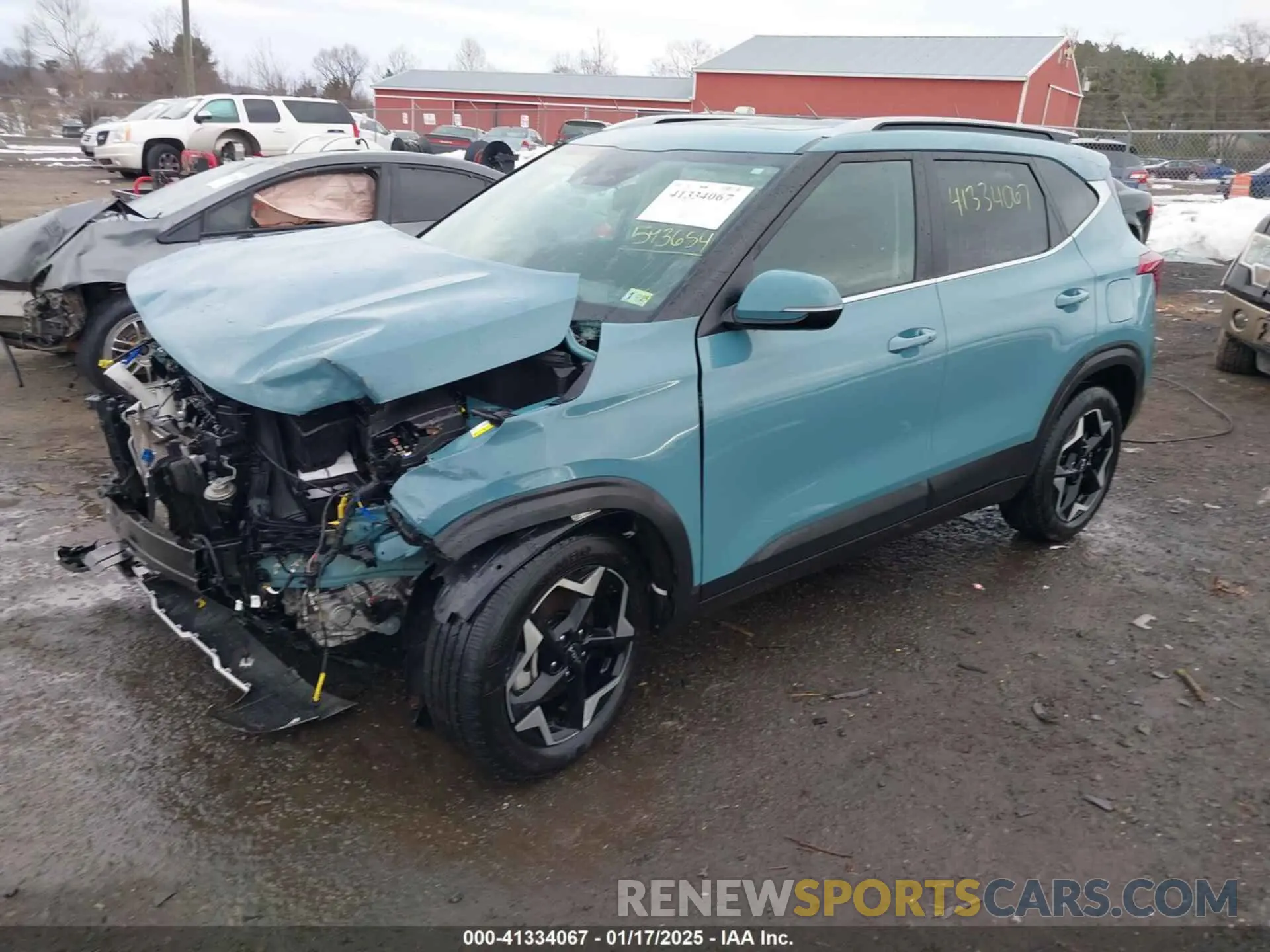 2 Photograph of a damaged car KNDERCAA5R7593654 KIA SELTOS 2024