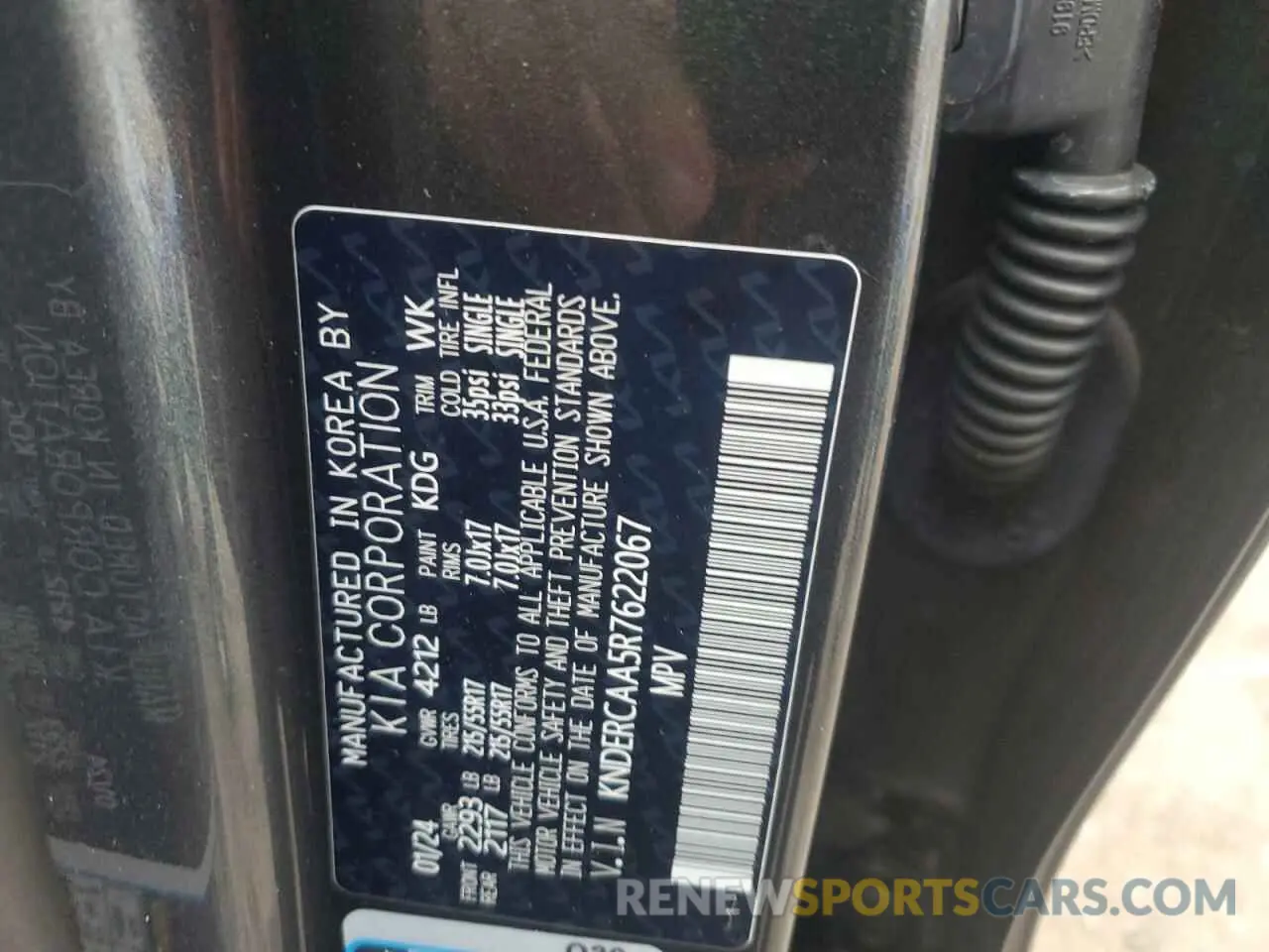 15 Photograph of a damaged car KNDERCAA5R7622067 KIA SELTOS 2024