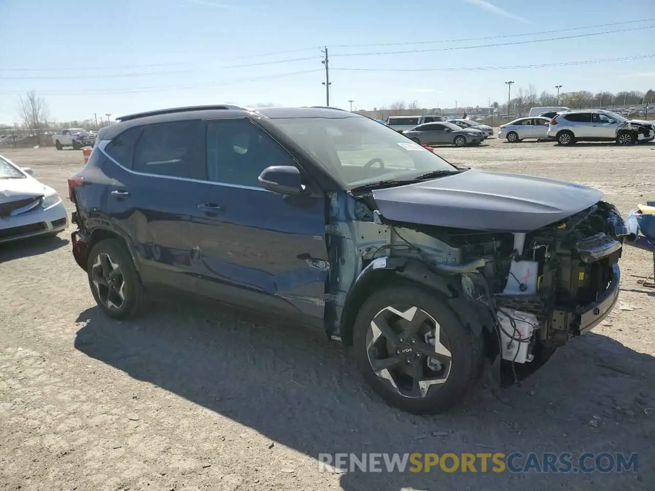 4 Photograph of a damaged car KNDERCAA6R7541790 KIA SELTOS 2024