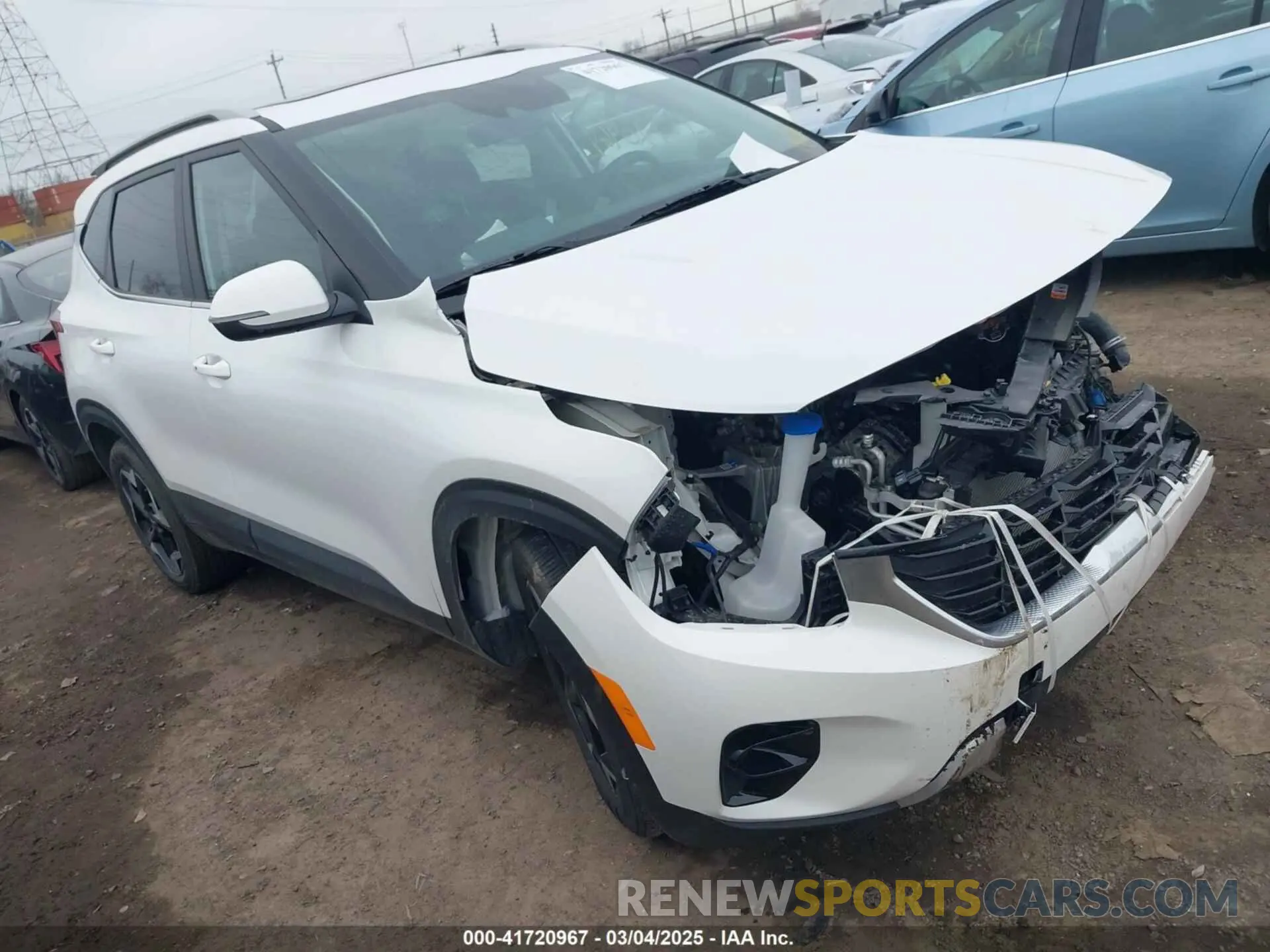 1 Photograph of a damaged car KNDERCAA8R7643849 KIA SELTOS 2024