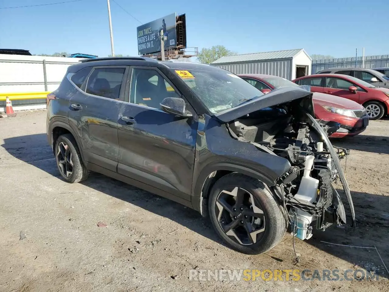 4 Photograph of a damaged car KNDERCAA9R7596895 KIA SELTOS 2024