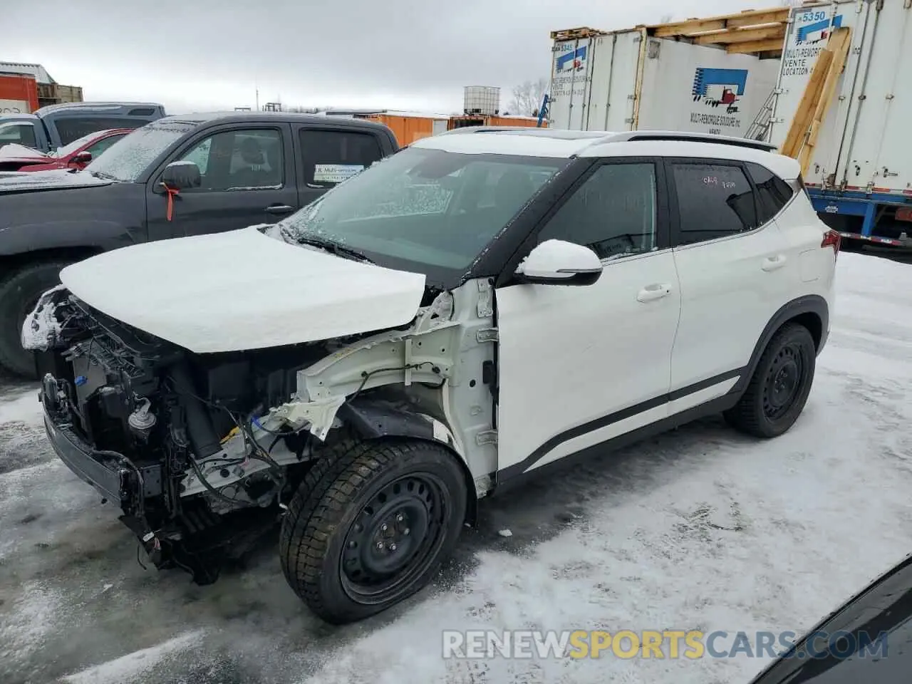 1 Photograph of a damaged car KNDERCAA9R7642015 KIA SELTOS 2024