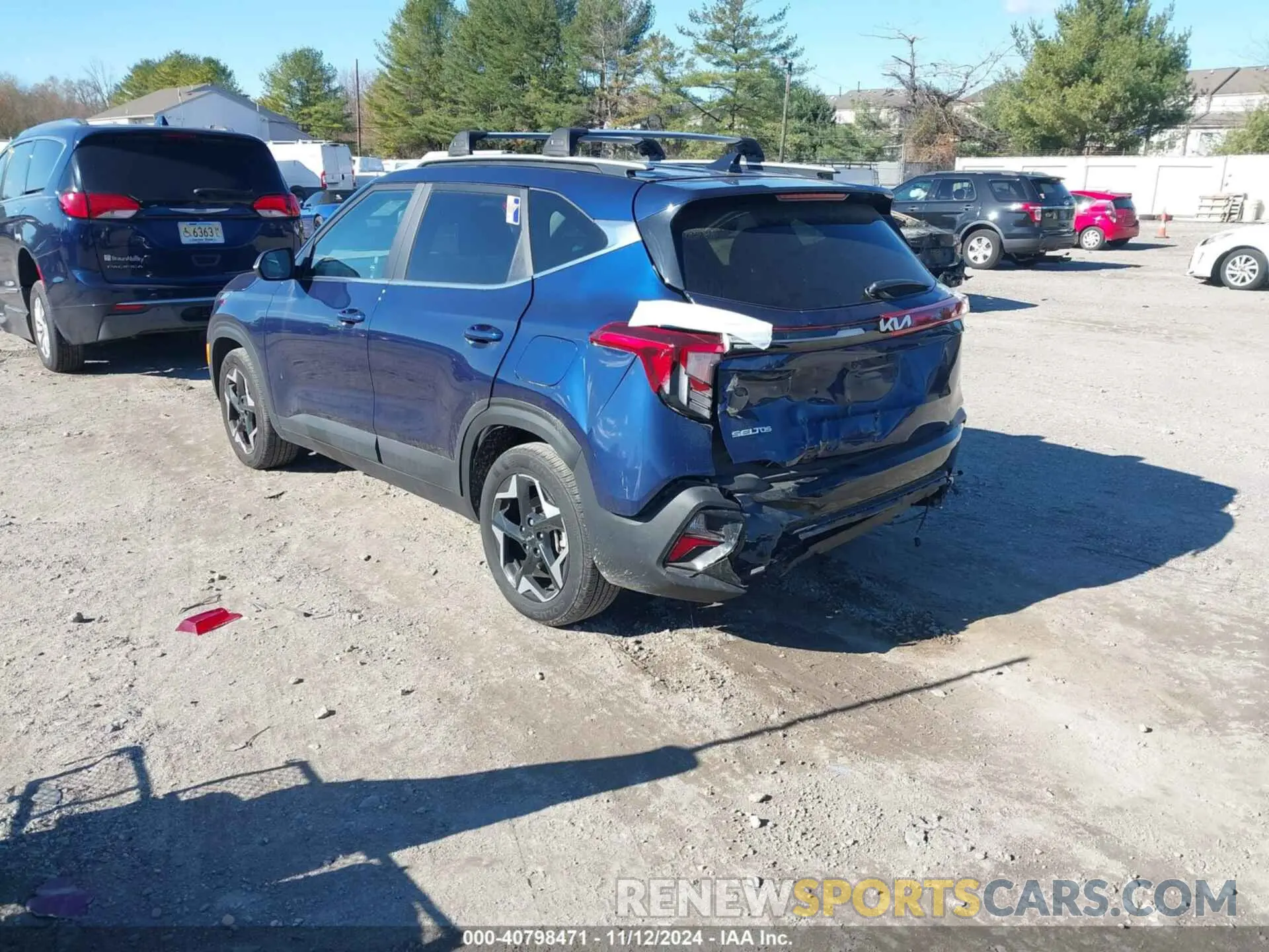 3 Photograph of a damaged car KNDERCAAXR7506489 KIA SELTOS 2024