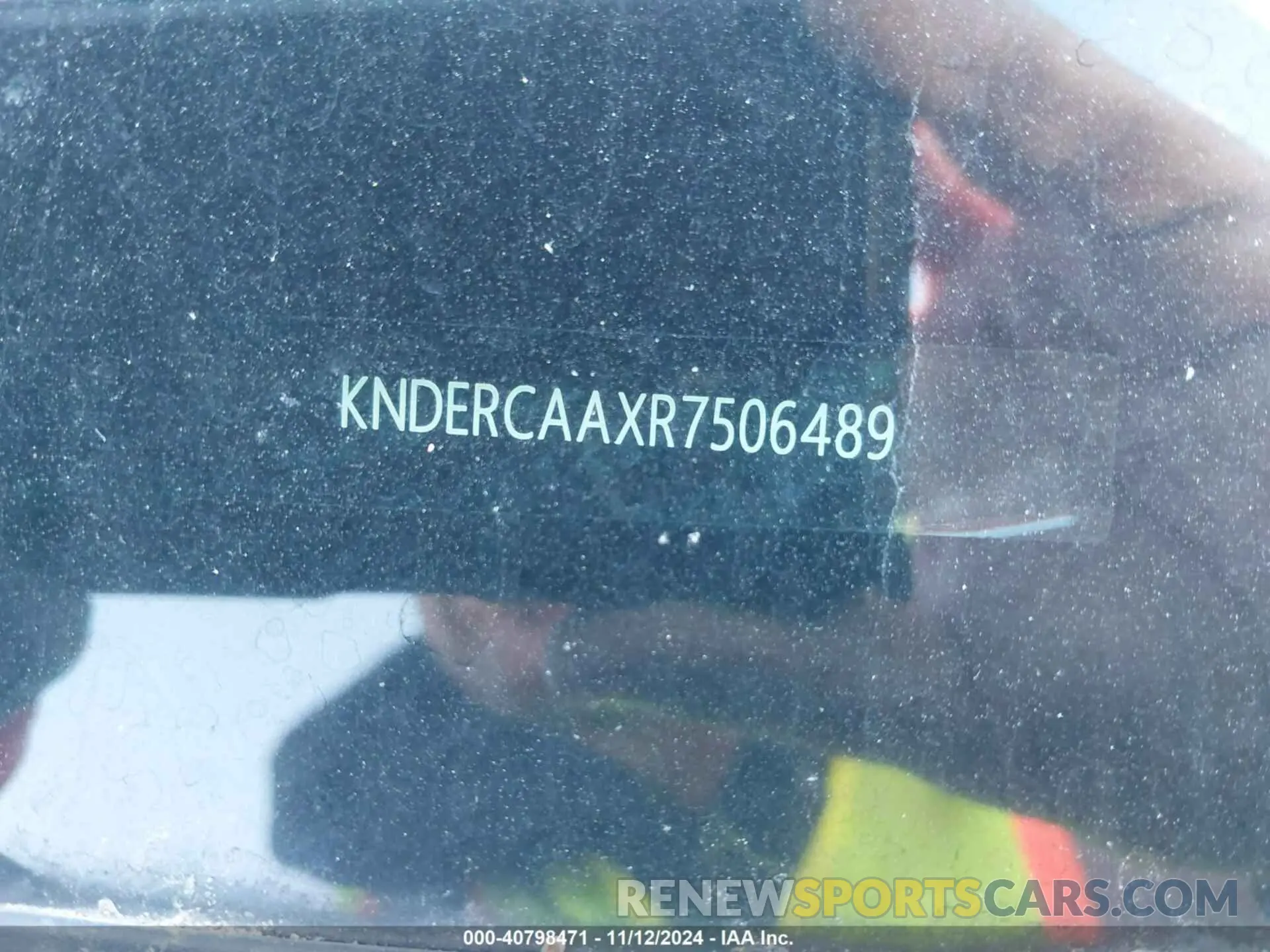 9 Photograph of a damaged car KNDERCAAXR7506489 KIA SELTOS 2024