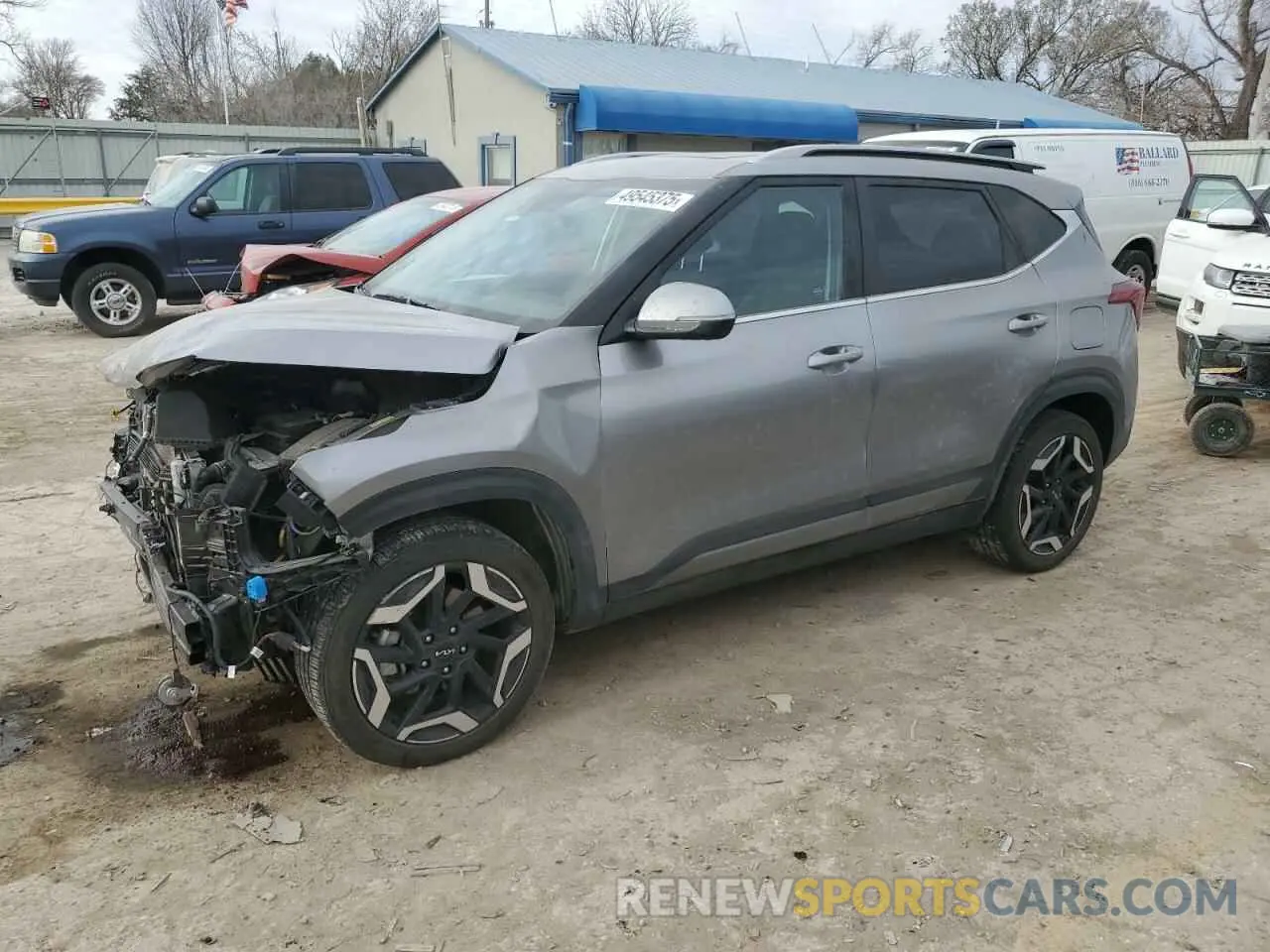 1 Photograph of a damaged car KNDETCA70R7489997 KIA SELTOS 2024