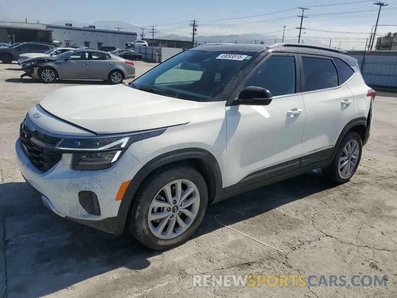 1 Photograph of a damaged car KNDETCA70R7600287 KIA SELTOS 2024