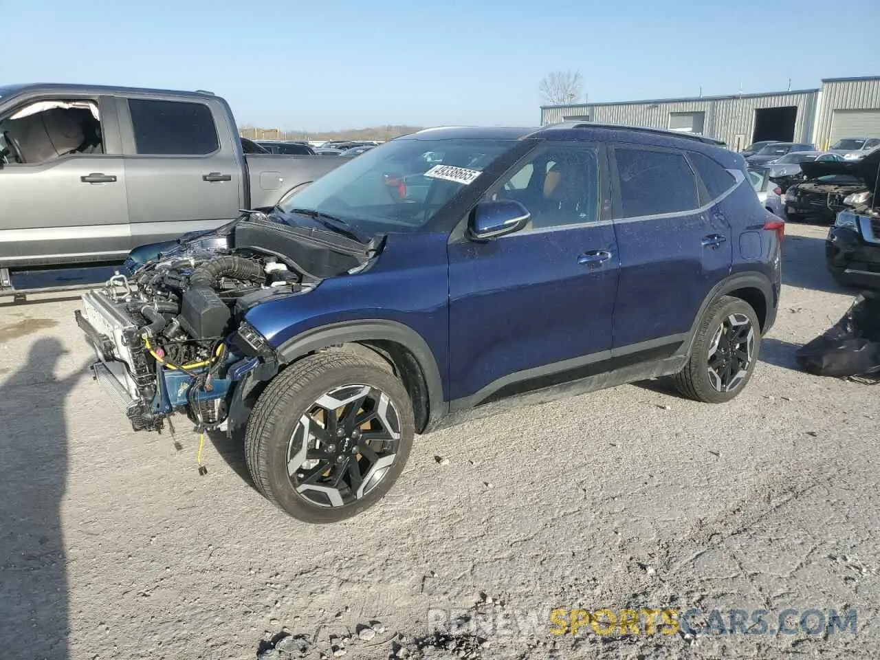 1 Photograph of a damaged car KNDETCA70R7631362 KIA SELTOS 2024