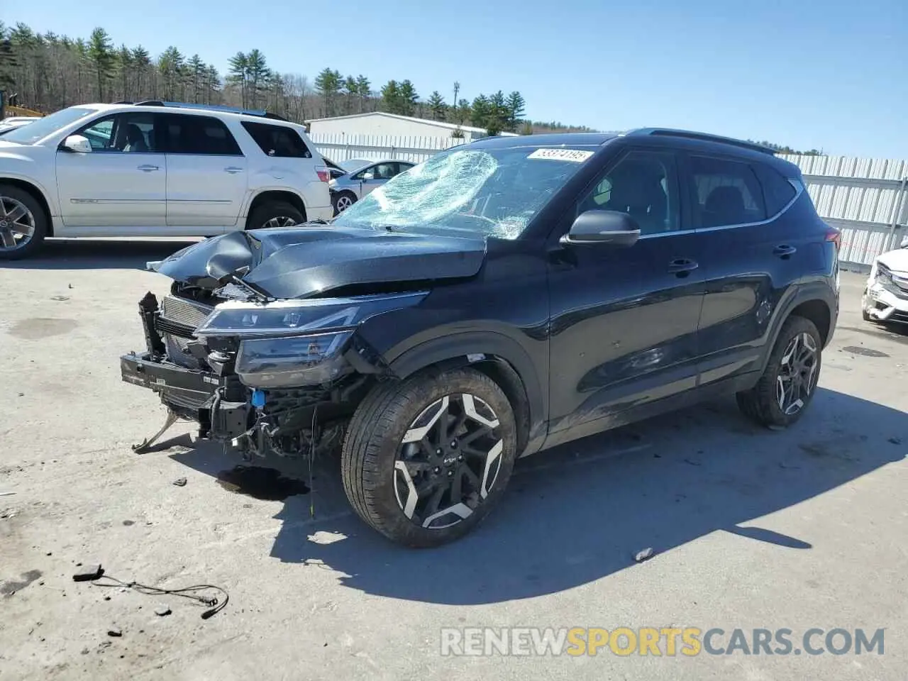 1 Photograph of a damaged car KNDETCA72R7490987 KIA SELTOS 2024