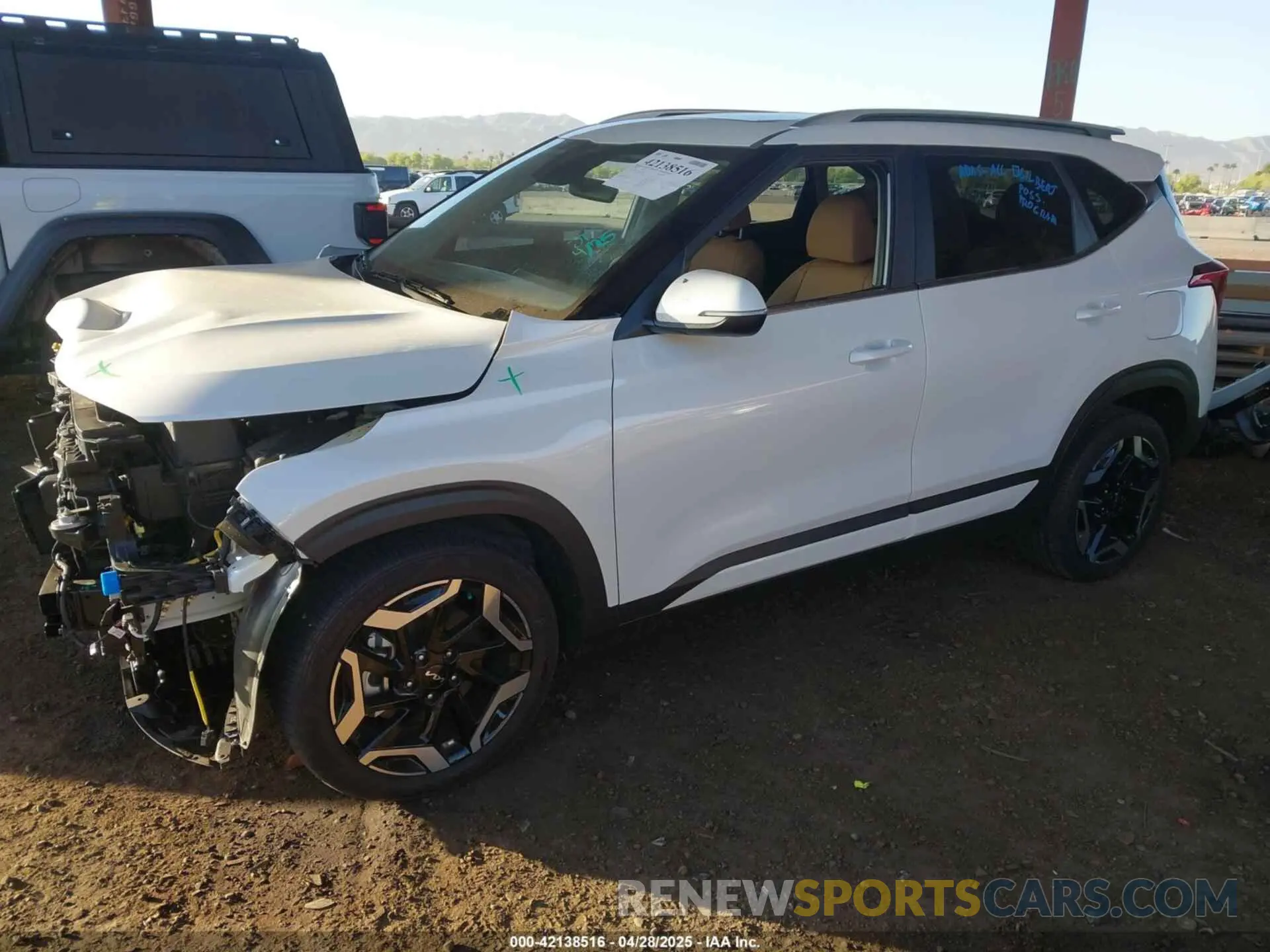 2 Photograph of a damaged car KNDETCA73R7531983 KIA SELTOS 2024