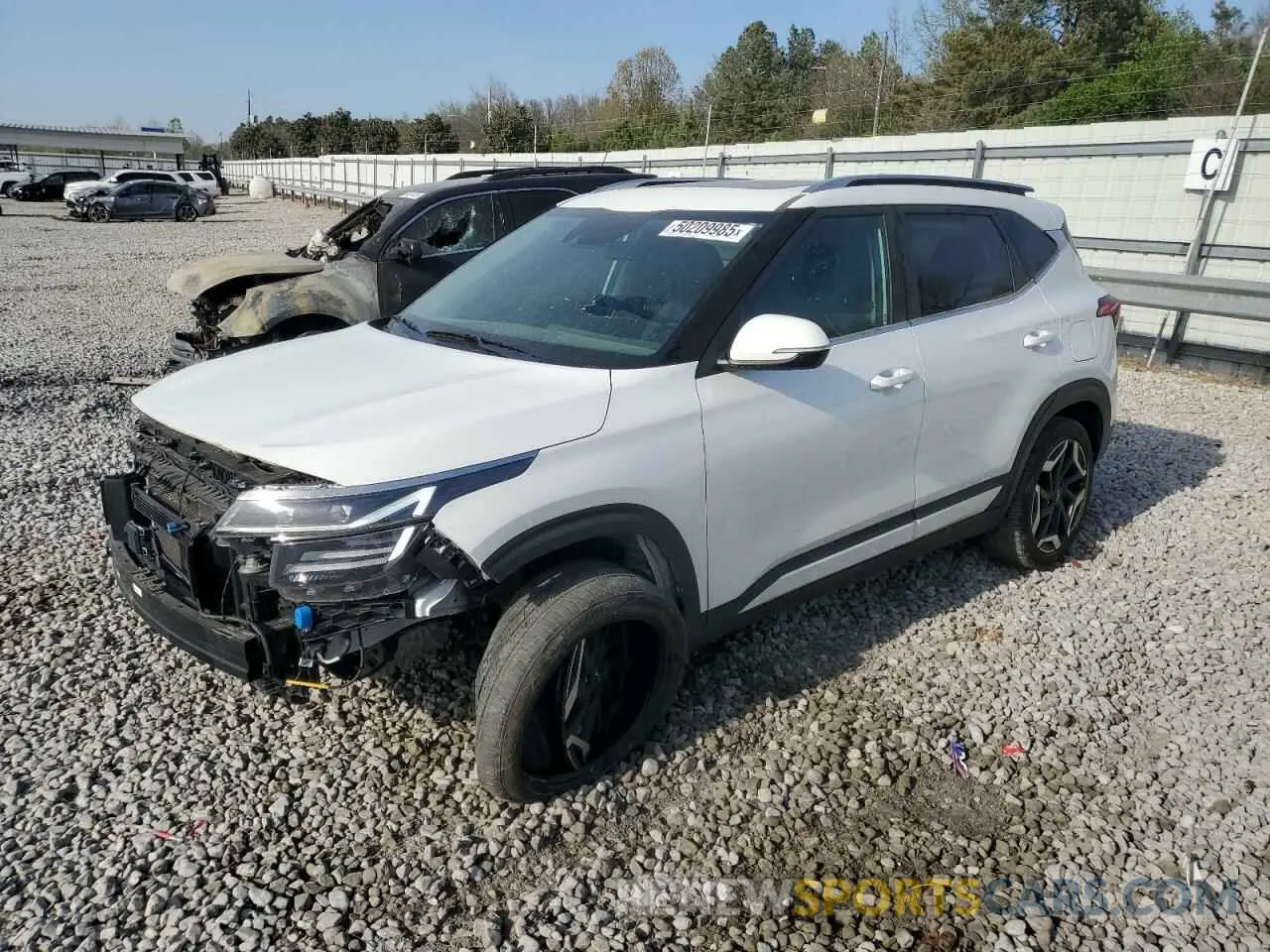 1 Photograph of a damaged car KNDETCA74R7475682 KIA SELTOS 2024