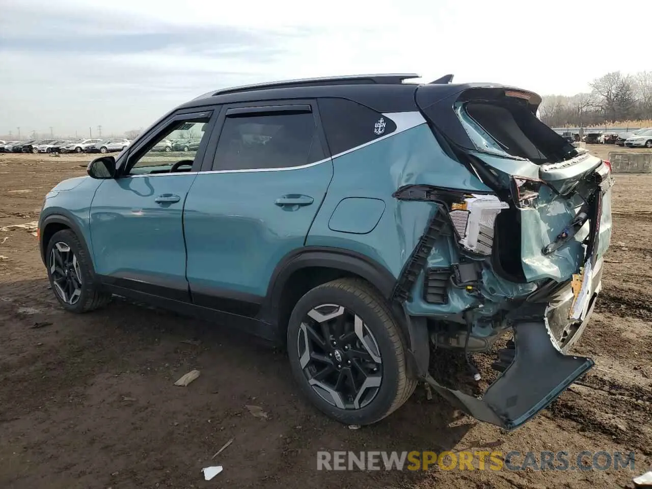 2 Photograph of a damaged car KNDETCA74R7478100 KIA SELTOS 2024