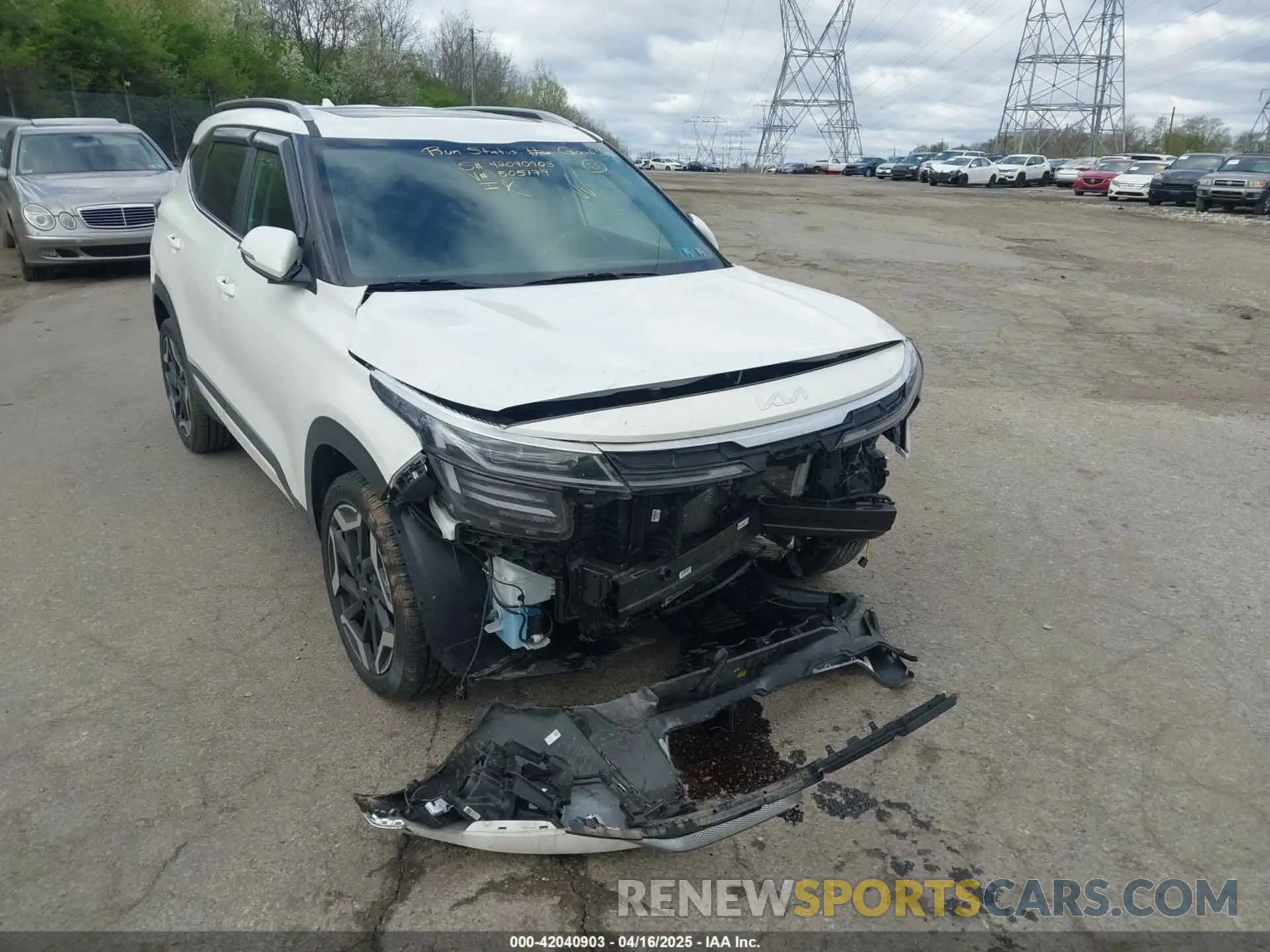 6 Photograph of a damaged car KNDETCA74R7505179 KIA SELTOS 2024