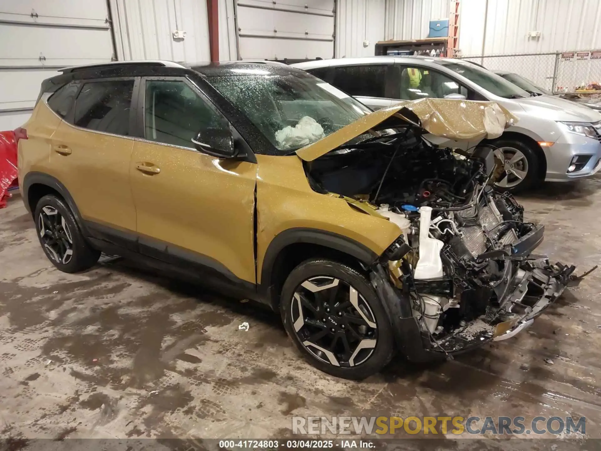 1 Photograph of a damaged car KNDETCA75R7540944 KIA SELTOS 2024