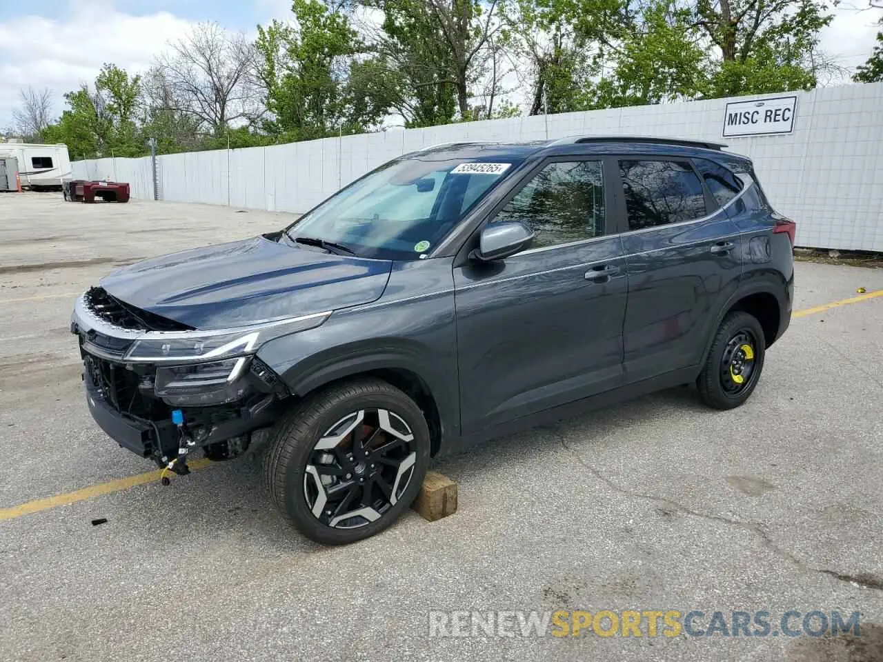 1 Photograph of a damaged car KNDETCA75R7624309 KIA SELTOS 2024