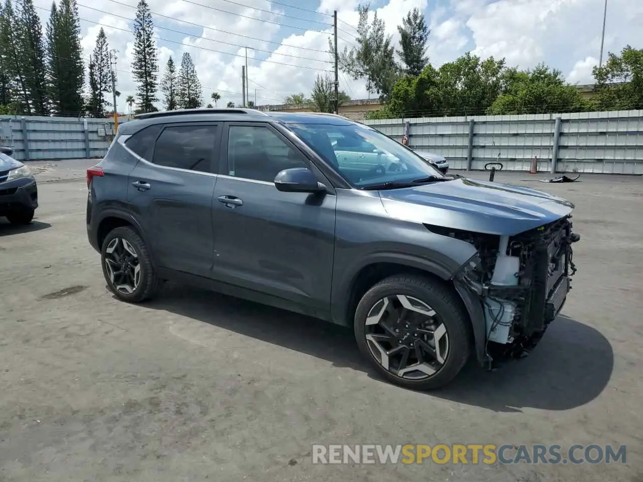 4 Photograph of a damaged car KNDETCA79R7557018 KIA SELTOS 2024