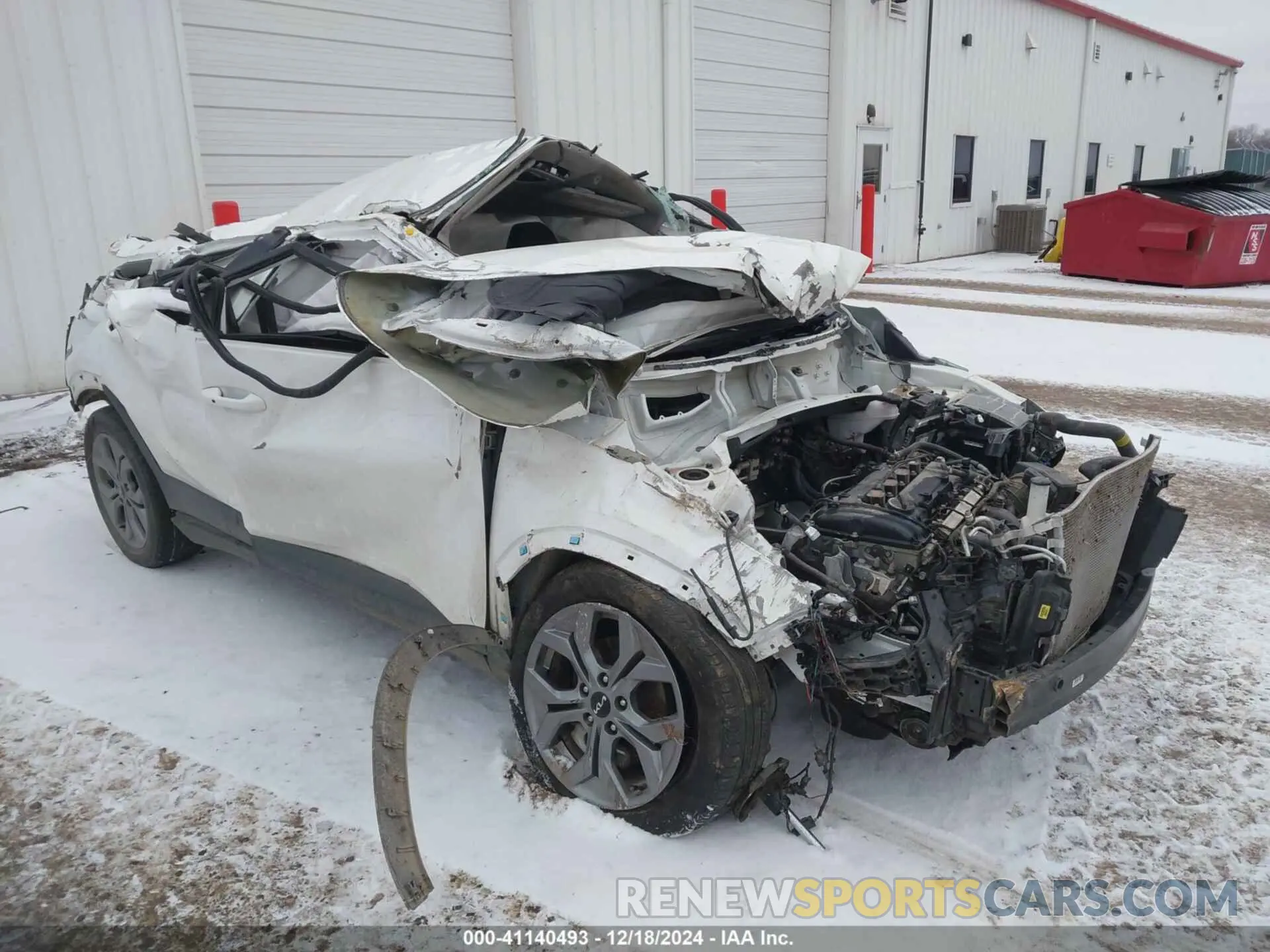1 Photograph of a damaged car KNDEU2AA2R7521514 KIA SELTOS 2024