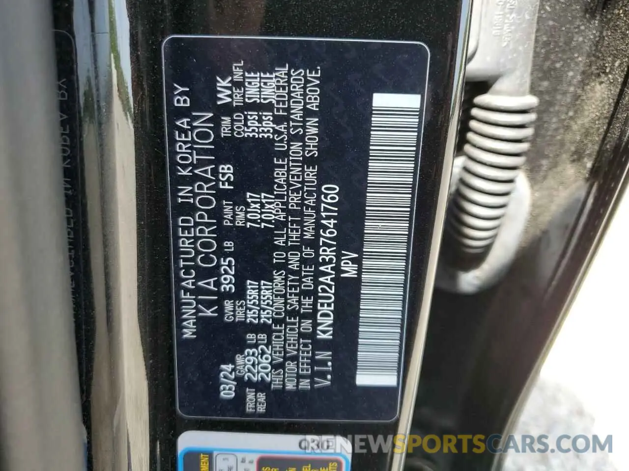 13 Photograph of a damaged car KNDEU2AA3R7641760 KIA SELTOS 2024
