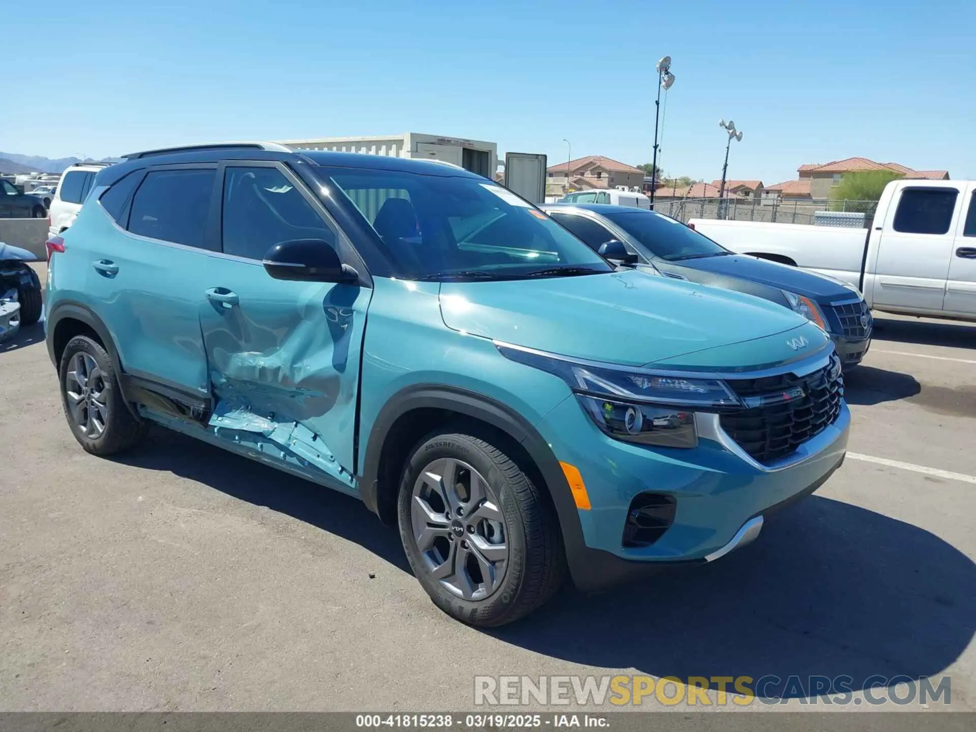 1 Photograph of a damaged car KNDEU2AA6R7564415 KIA SELTOS 2024
