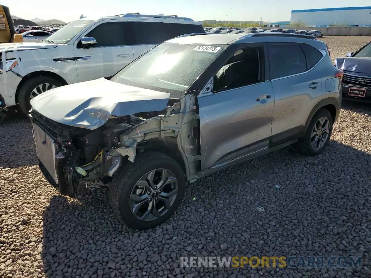 1 Photograph of a damaged car KNDEU2AA8R7497025 KIA SELTOS 2024