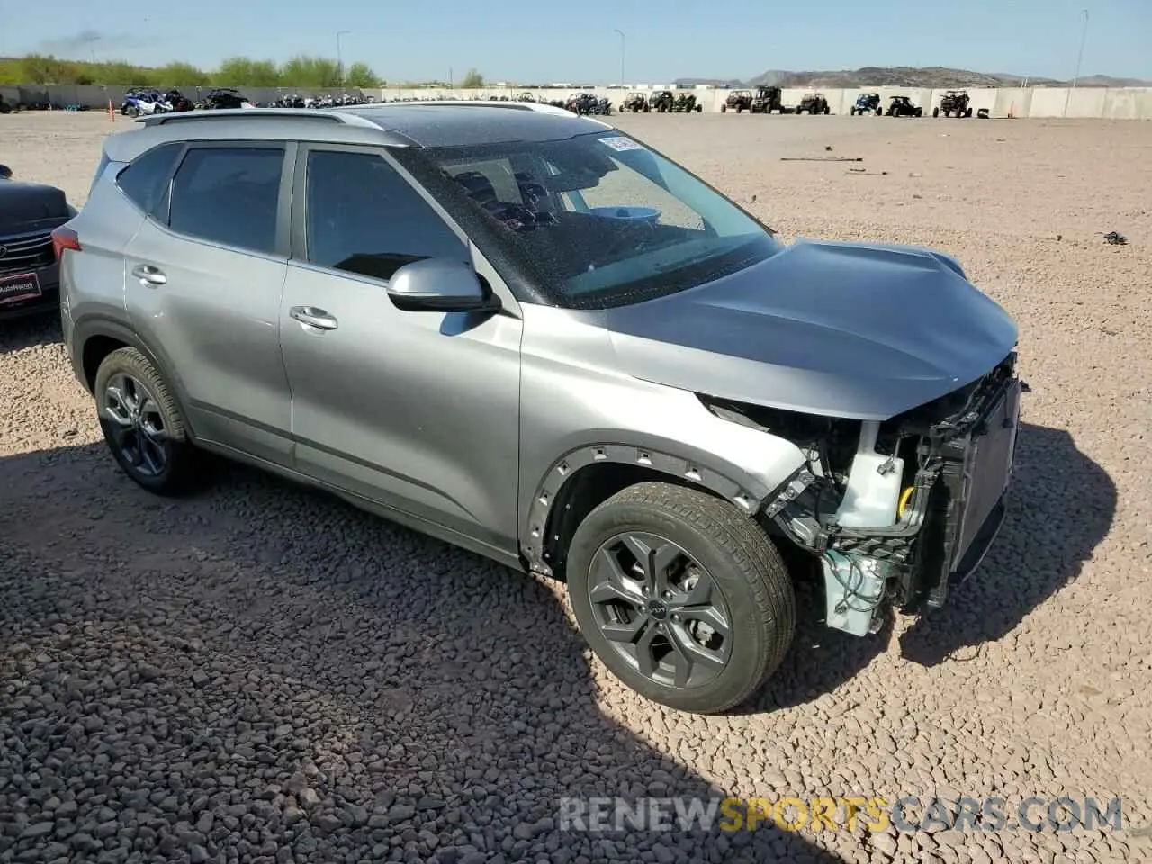 4 Photograph of a damaged car KNDEU2AA8R7497025 KIA SELTOS 2024