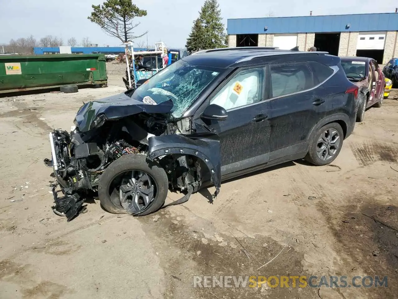 1 Photograph of a damaged car KNDEU2AA8R7512090 KIA SELTOS 2024