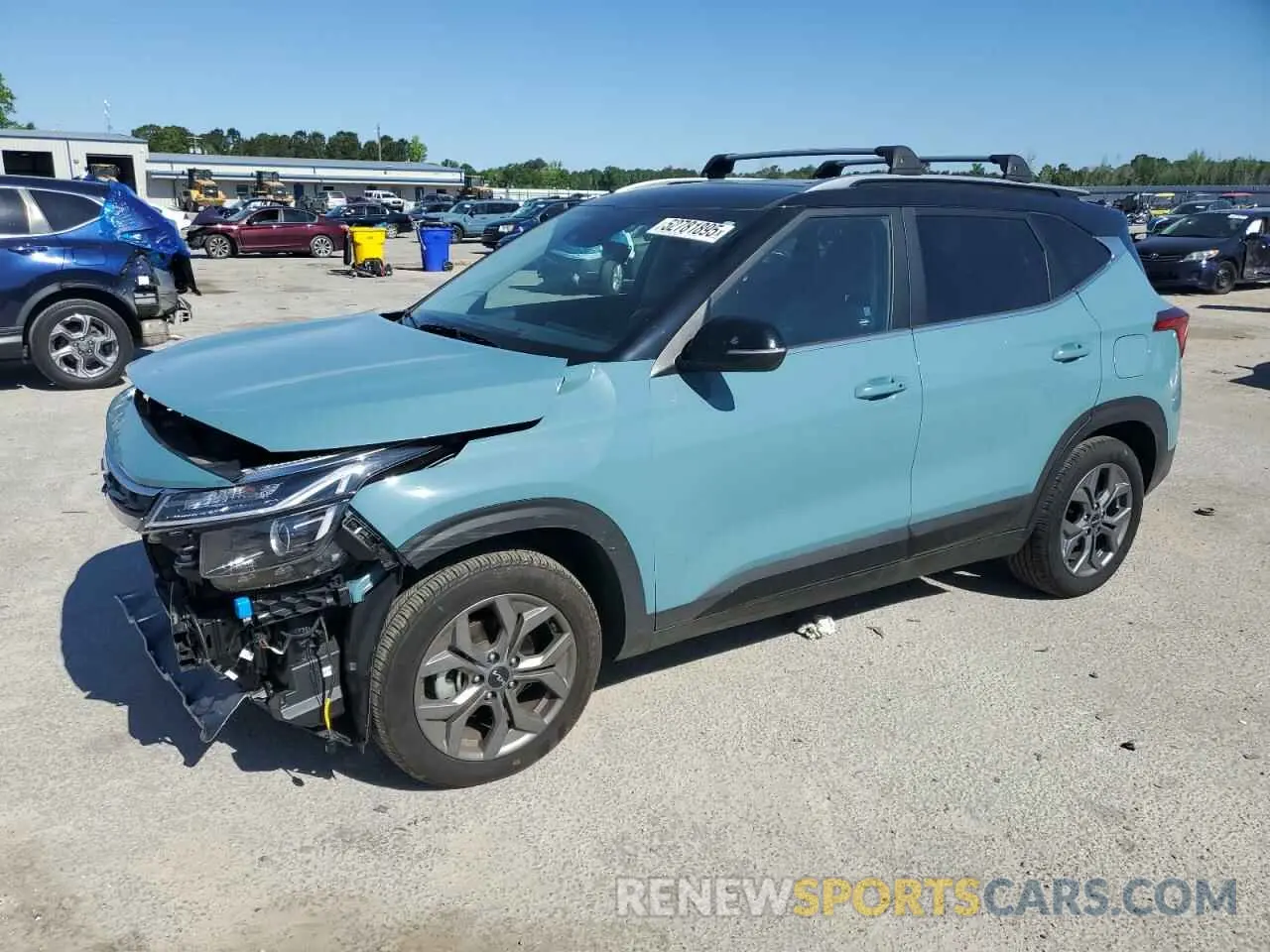 1 Photograph of a damaged car KNDEU2AA8R7626204 KIA SELTOS 2024