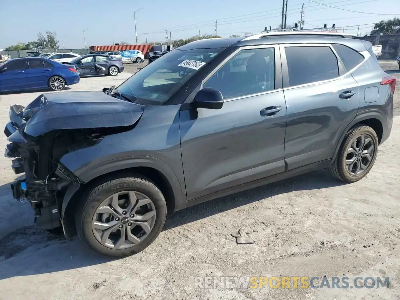 1 Photograph of a damaged car KNDEU2AAXR7478718 KIA SELTOS 2024