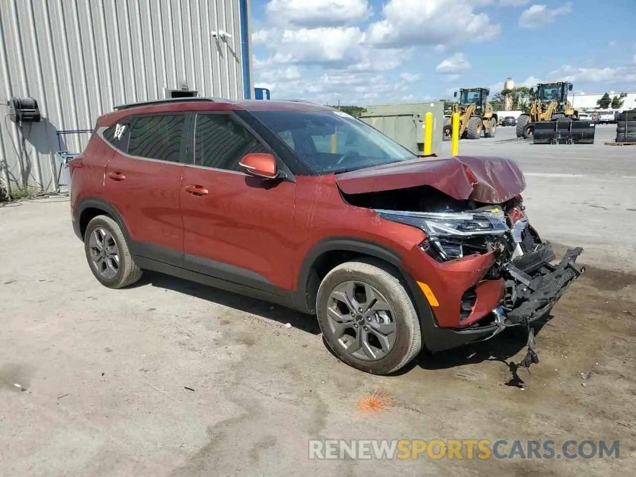 4 Photograph of a damaged car KNDEU2AAXR7536925 KIA SELTOS 2024